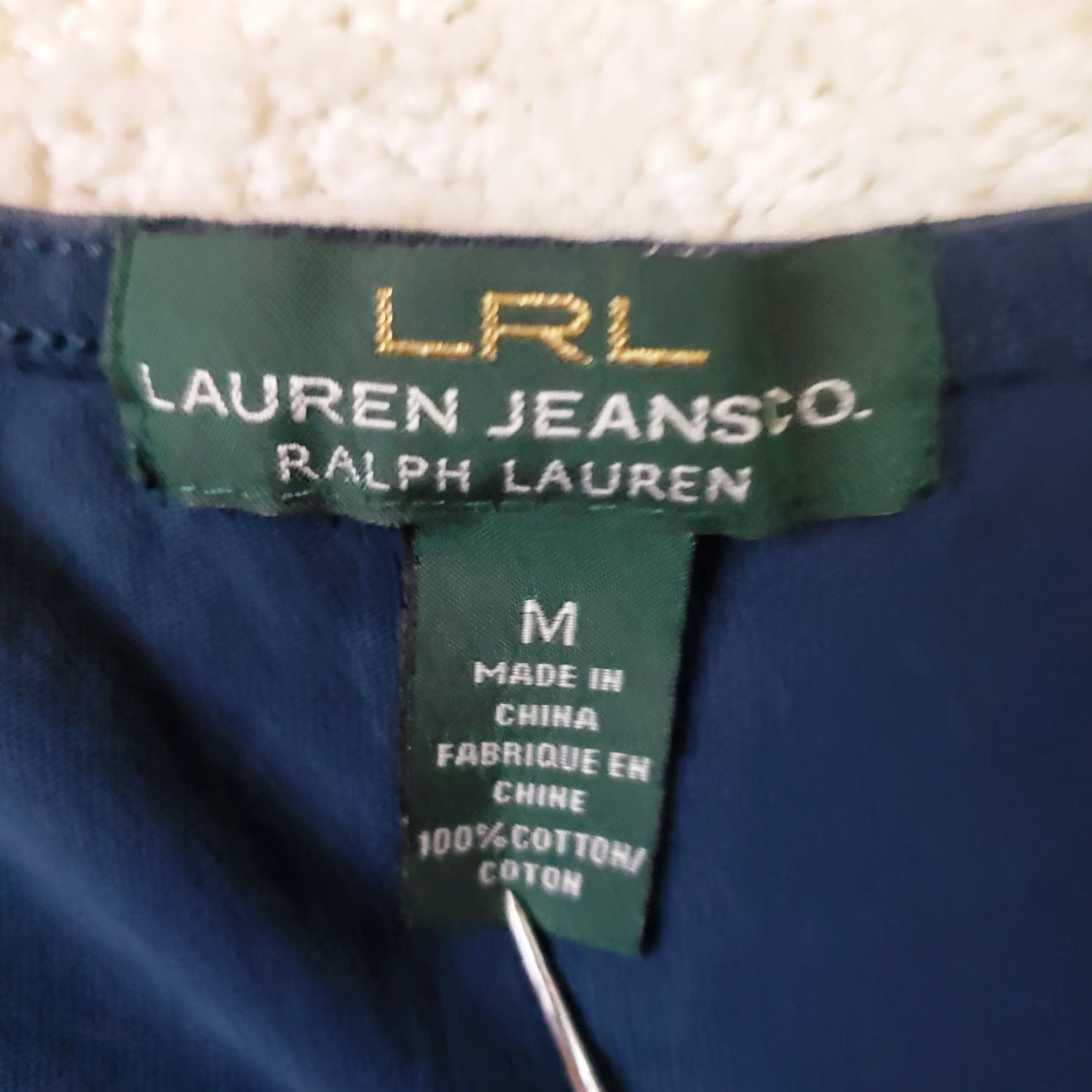 Ralph Lauren Ralph Lauren Polo Jean Co. Women's M Tank Dress Navy Blue Sleeveless Crew Neck Logo Casual Knee-Length Size M / US 6-8 / IT 42-44 - 7 Thumbnail