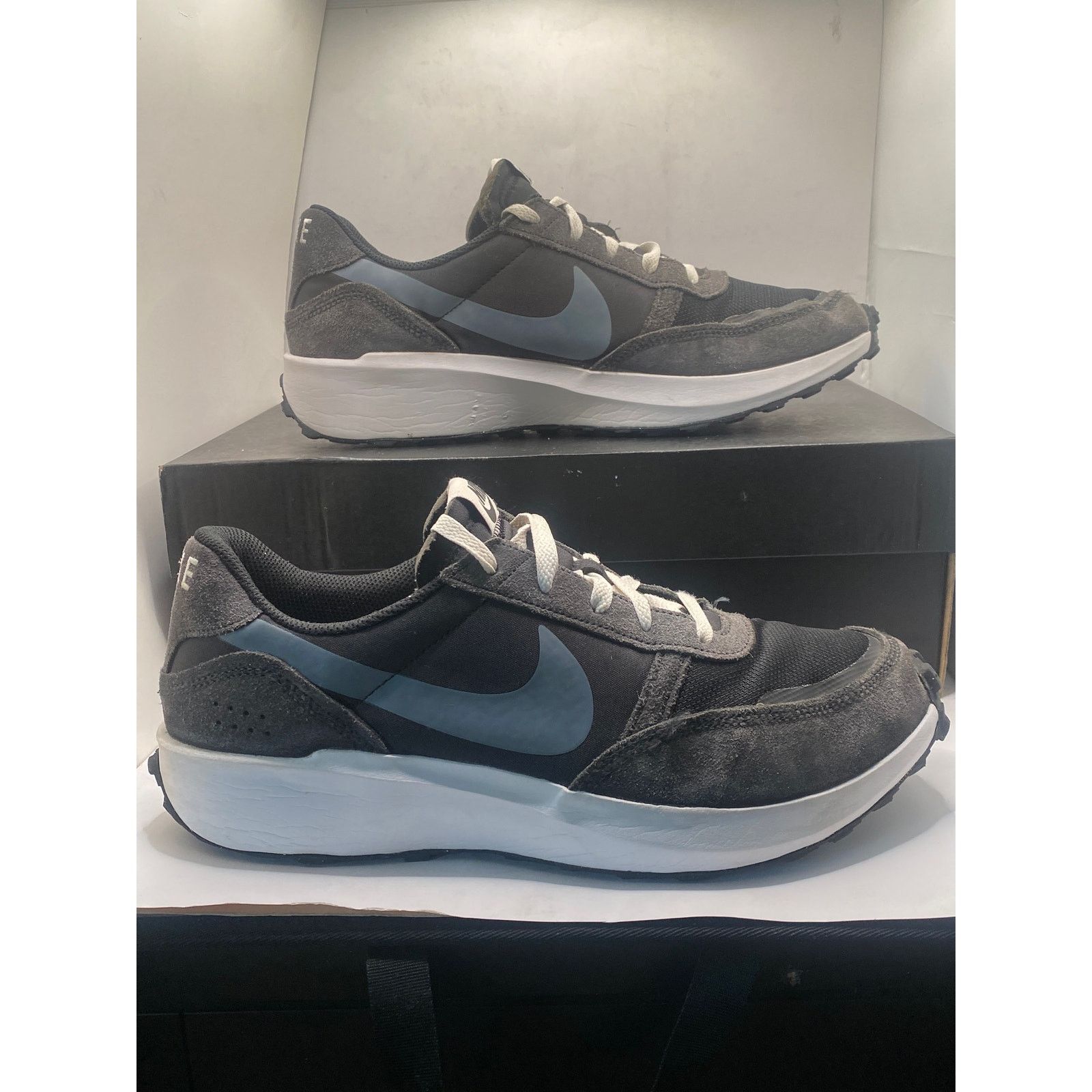 Nike Nike Waffle Debut Black/Off Noir/White FJ4195-001 US 11 men Size US 11 / EU 44 - 1 Thumbnail