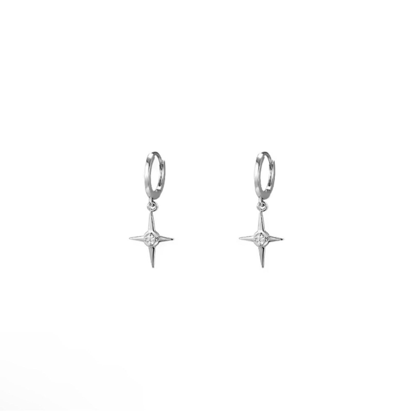 Other Stars Drop Pendant Earring For Women Silver Size ONE SIZE - 5 Thumbnail
