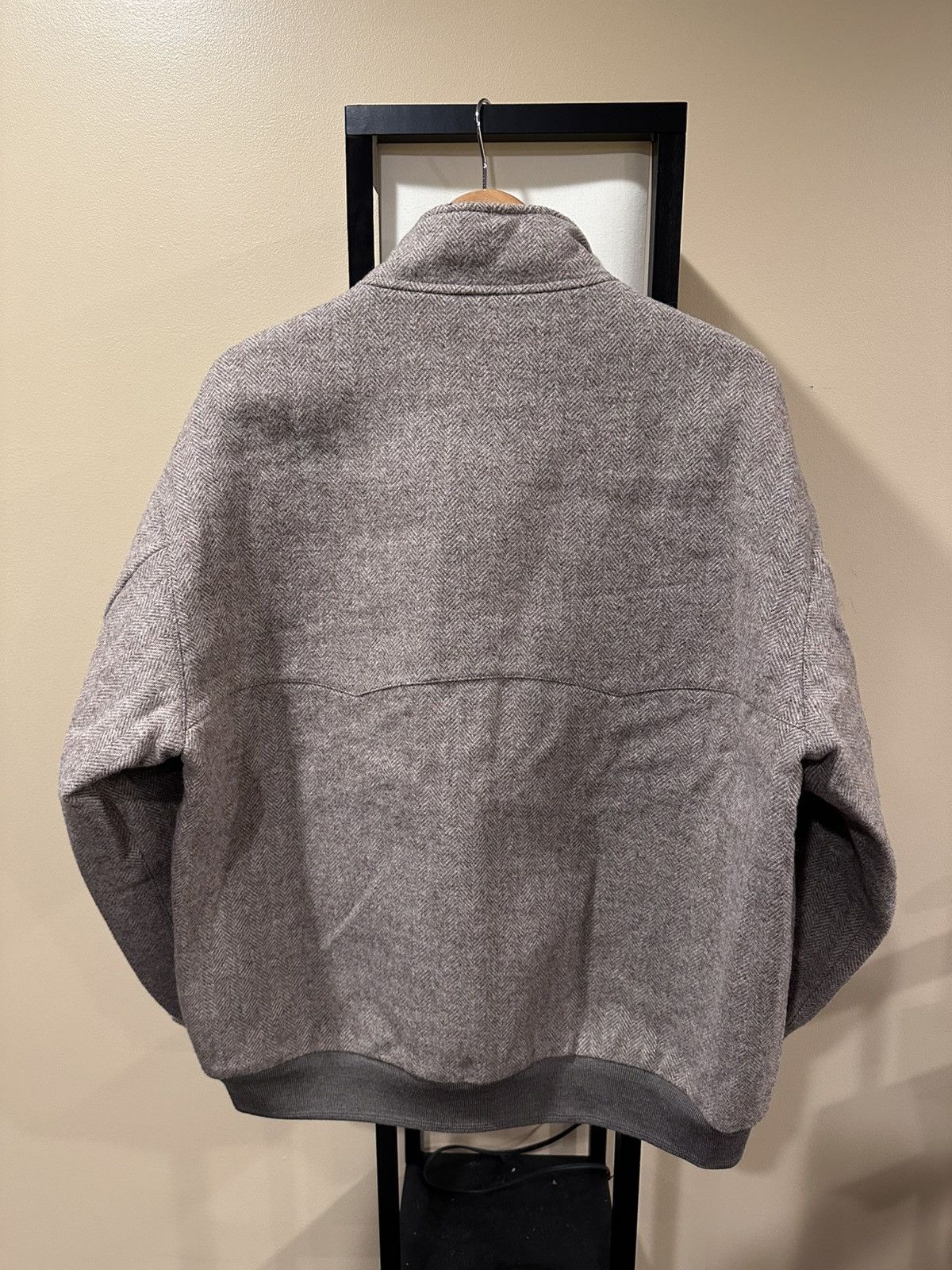 Miu Miu Miu Miu Brown / Biege Chevron Cord Logo Blouson Zip Jacket Size M / US 6-8 / IT 42-44 - 4 Thumbnail