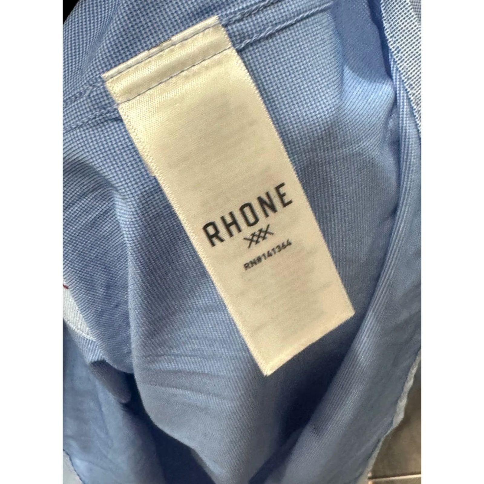 Rhone Rhone Shirt Long Sleeve Mens Large L Blue Poly SHIRT 16.5 x 35 Multicolor Size US L / EU 52-54 / 3 - 6 Thumbnail
