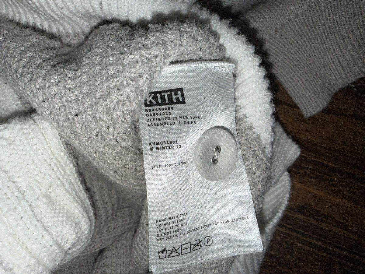 Kith Kith FW23 Knit Abram Cardigan Light Heather Grey Size Large Size US L / EU 52-54 / 3 - 5 Thumbnail