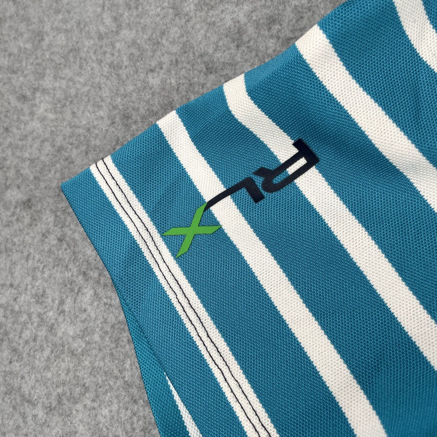 Ralph Lauren RLX Ralph Lauren Polo Shirt Mens XL Blue Striped Performance Golf Golden Bear Polo Shirt Mens XL Blue Striped Size US XL / EU 56 / 4 - 4 Thumbnail