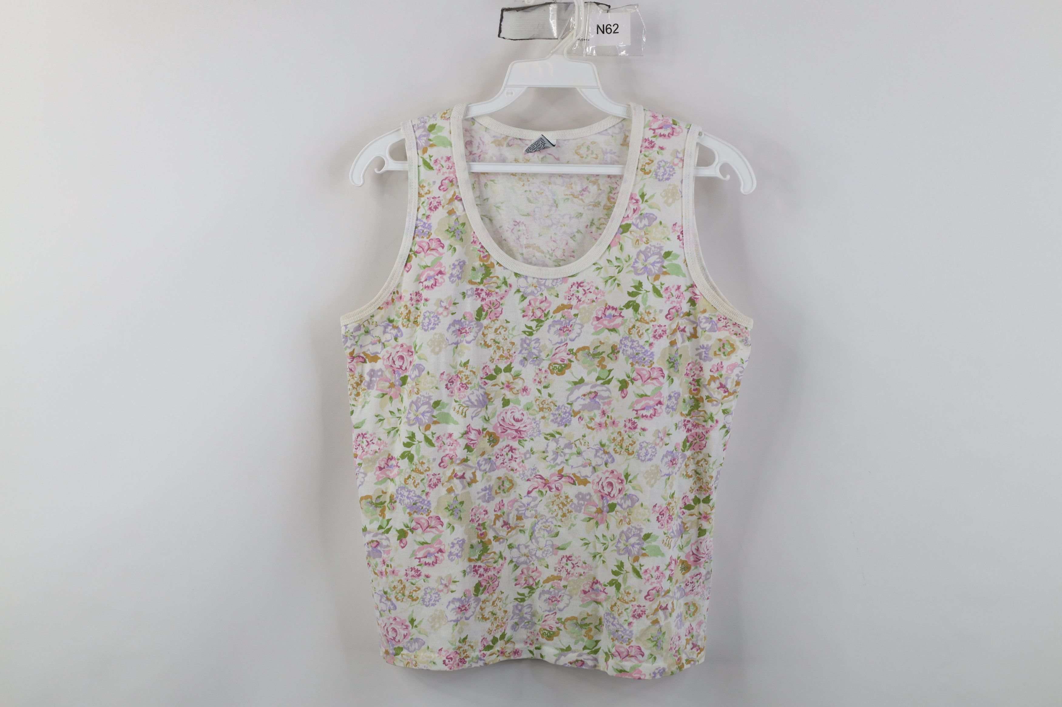 Vintage Vintage 90s Streetwear Babydoll Knit Tank Top T-Shirt USA Size L / US 10 / IT 46 - 1 Thumbnail