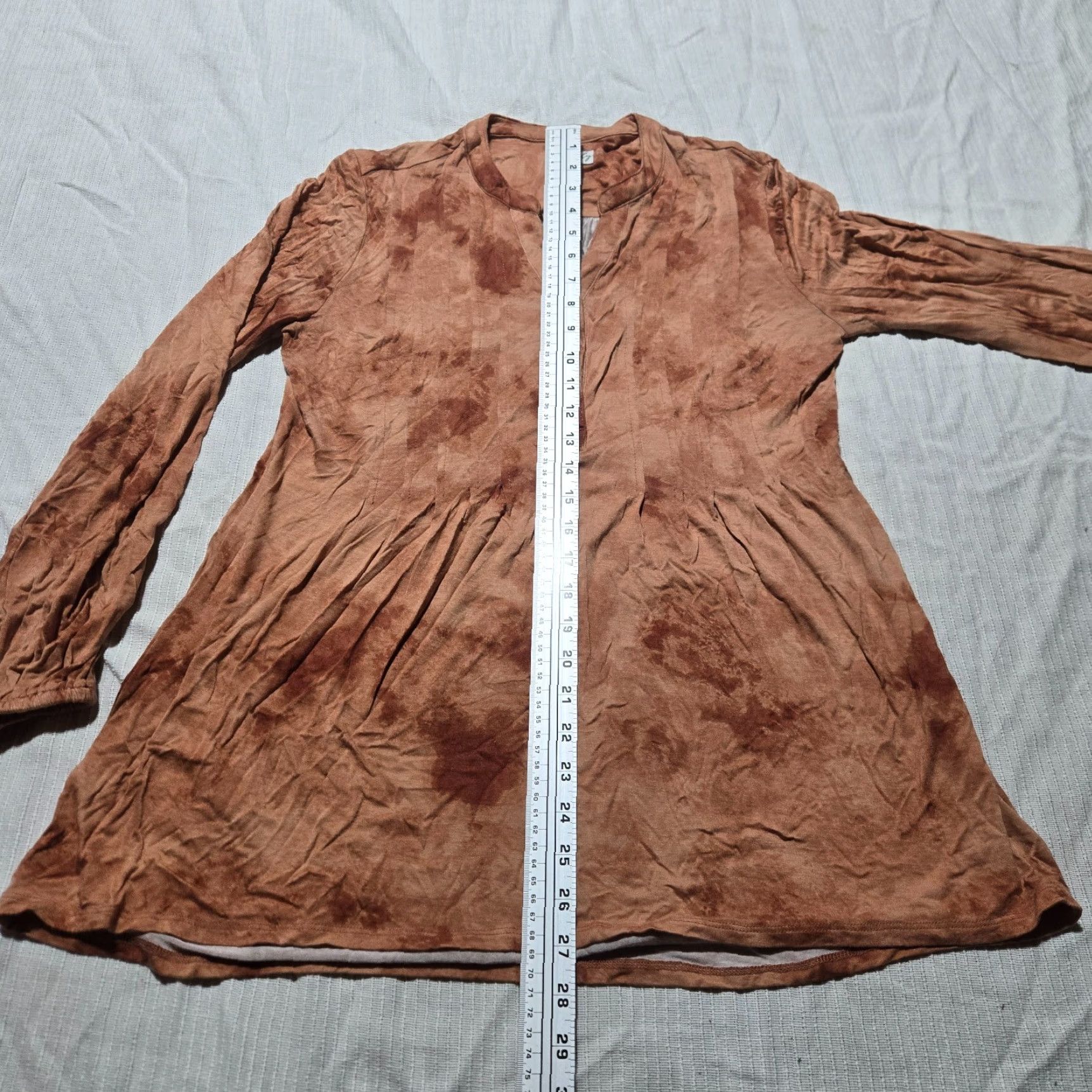 Vintage VINTAGE Wonderfly Orange Long Sleeve Shirt Adult Women M Medium Scoop Neck Knit Tunic Blouse 80s 90s Womens Size M / US 6-8 / IT 42-44 - 7 Thumbnail