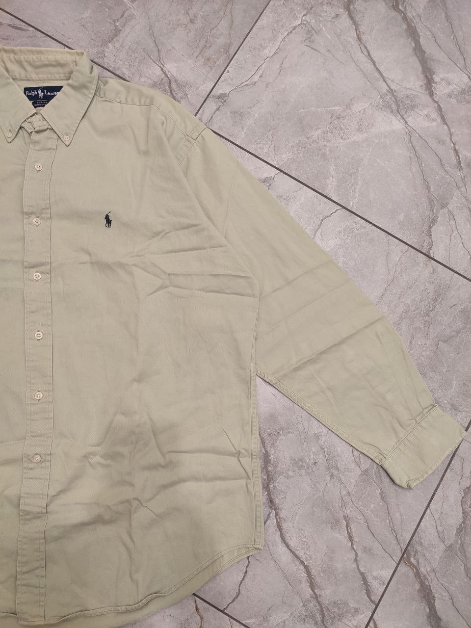 Ralph Lauren Ralph Lauren Shirt Pony Logo Cotton Oxford Olive L size Size US L / EU 52-54 / 3 - 3 Thumbnail