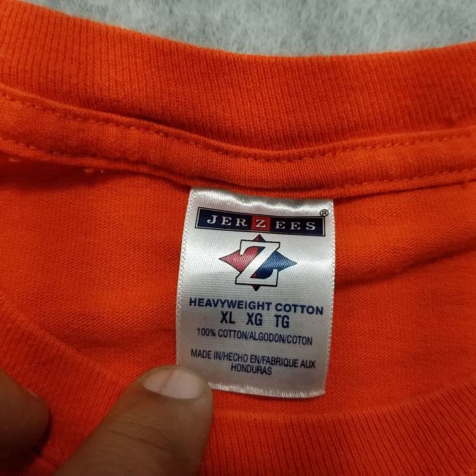 Jerzees Anaheim Ducks Shirt Mens XL Short Sleeve Jerzees Hockey Size US XL / EU 56 / 4 - 6 Thumbnail