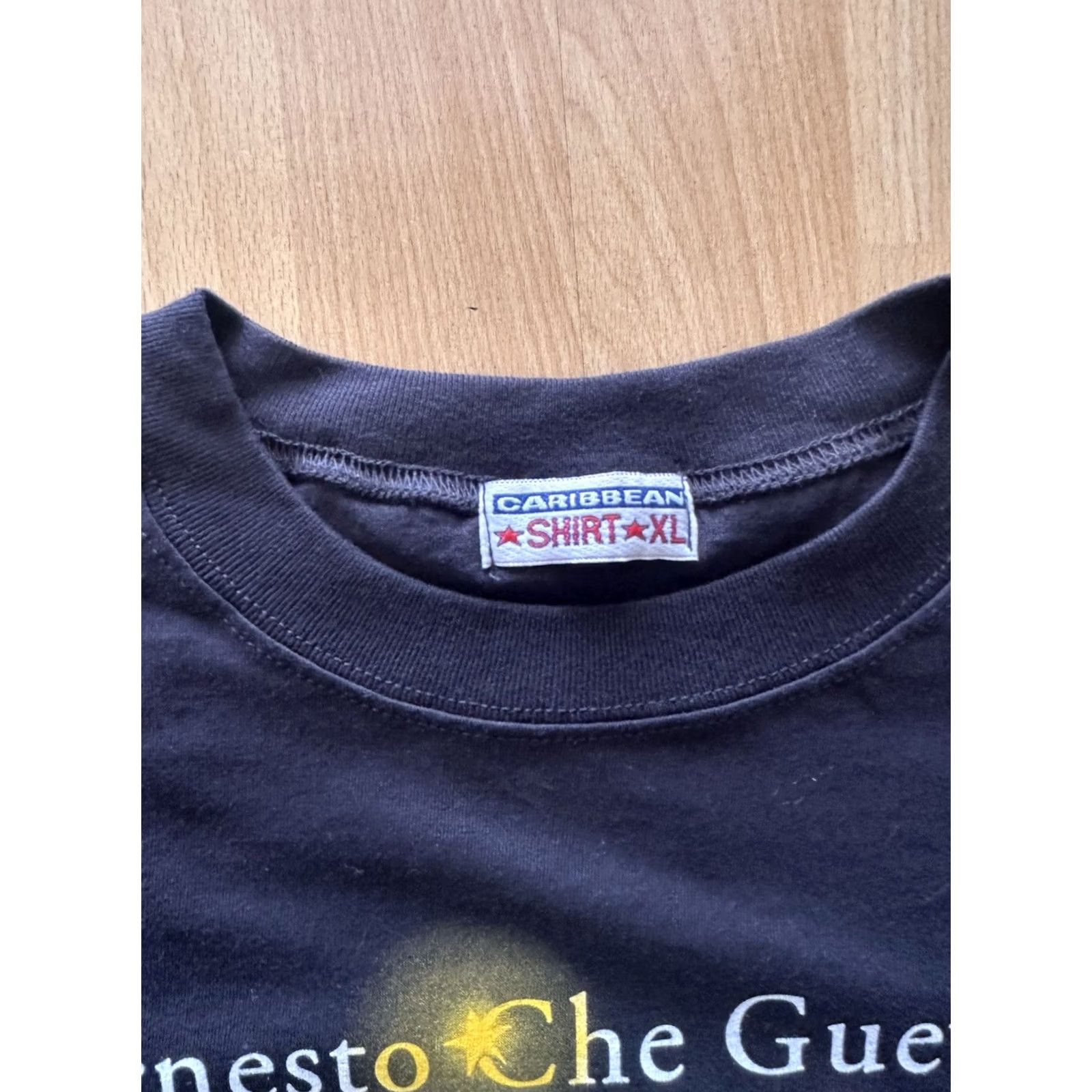 Vintage VINTAGE Che Guevara Graphic Shirt XL Black Cotton Carribean Shirt T-Shirt Unisex Adults 90s 00s Hasta La Victoria Siempre NWOT Size US XL / EU 56 / 4 - 3 Thumbnail
