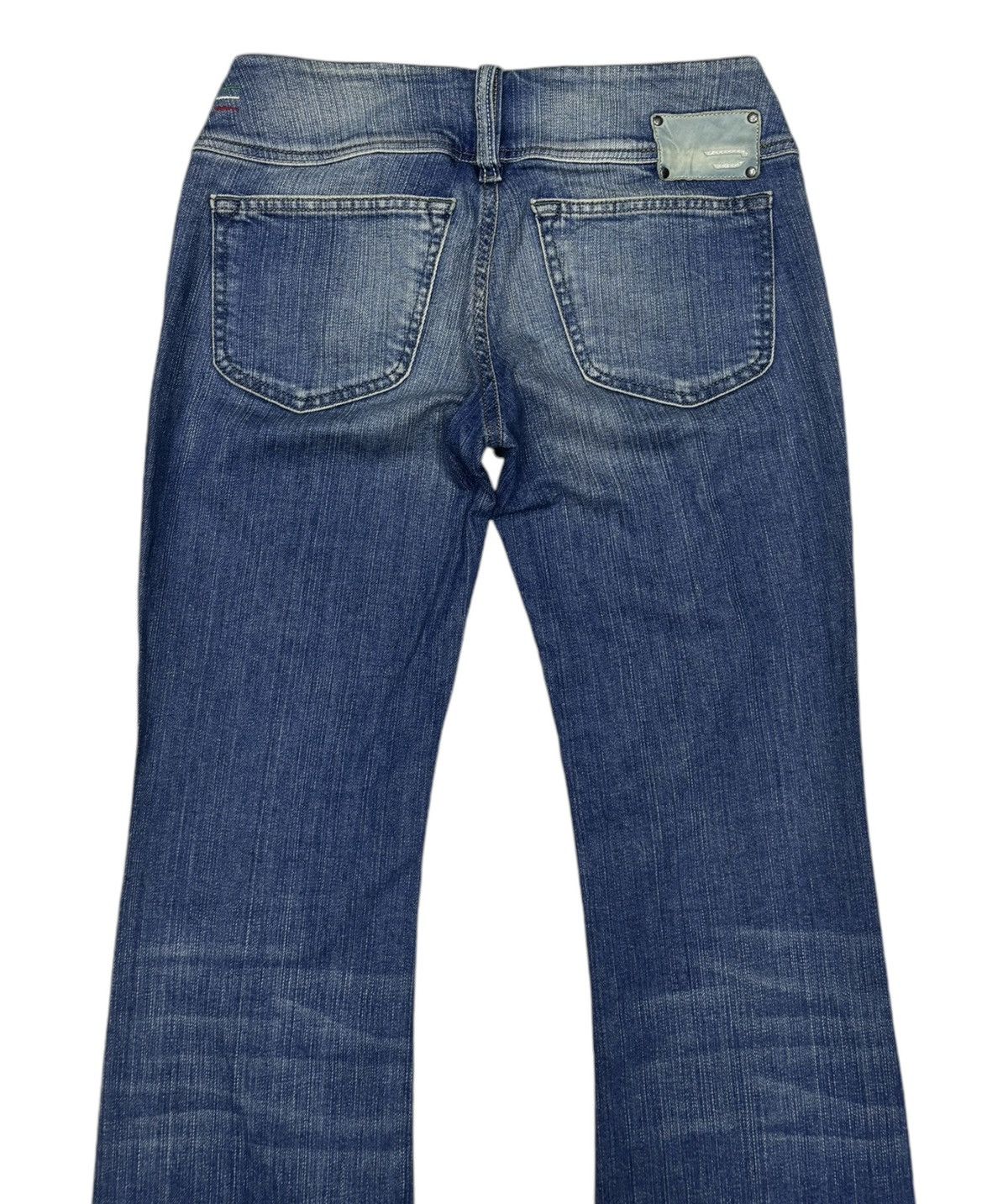Diesel Vintage Diesel Flap Denim Flare Jeans Size 27" / US 4 / IT 40 - 6 Thumbnail