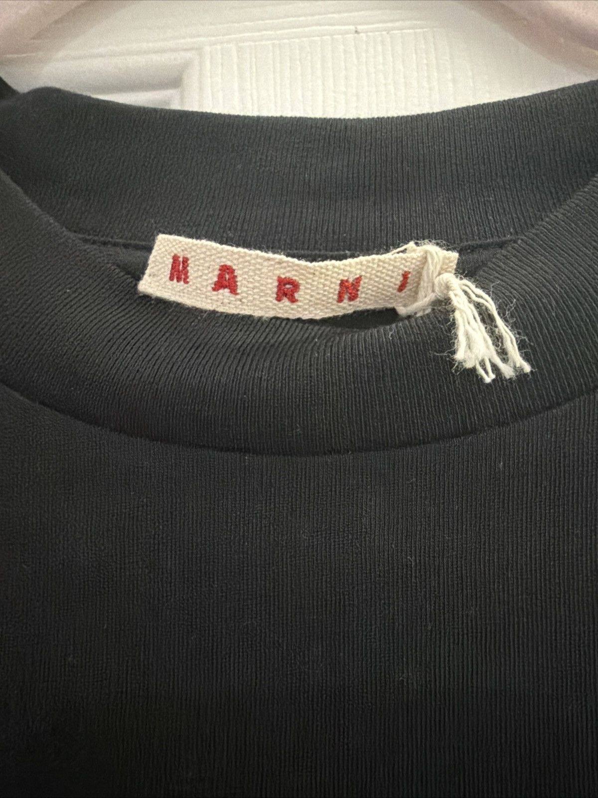 Marni MARNI short-sleeve round-neck printed , black Circular Tee Size US XL / EU 56 / 4 - 6 Thumbnail