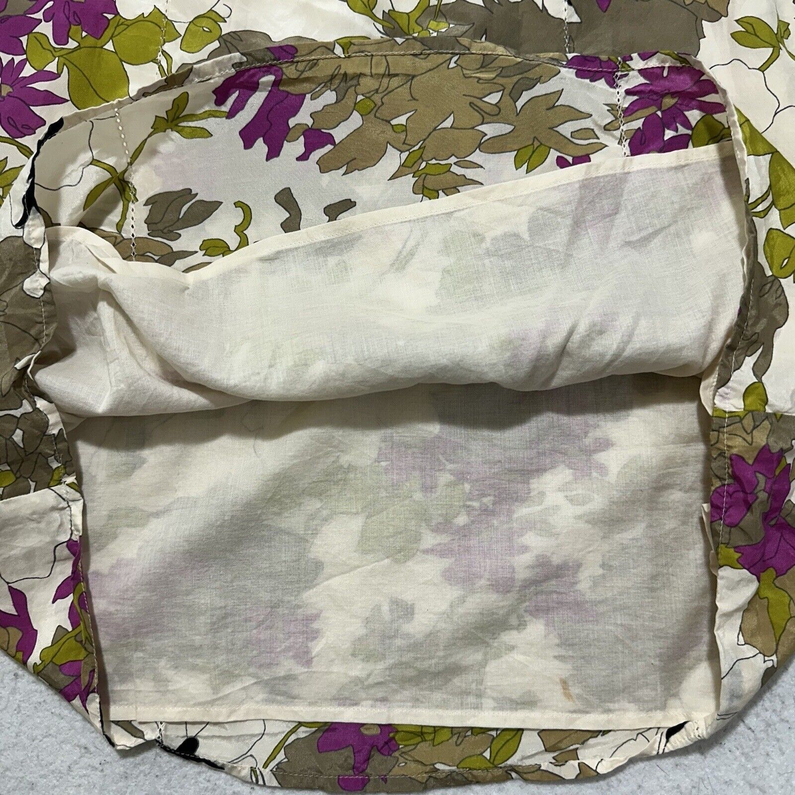 Loft Ann Taylor LOFT 4P Silk Floral A-Line Empire Waist Dress Size S / US 4 / IT 40 - 6 Thumbnail