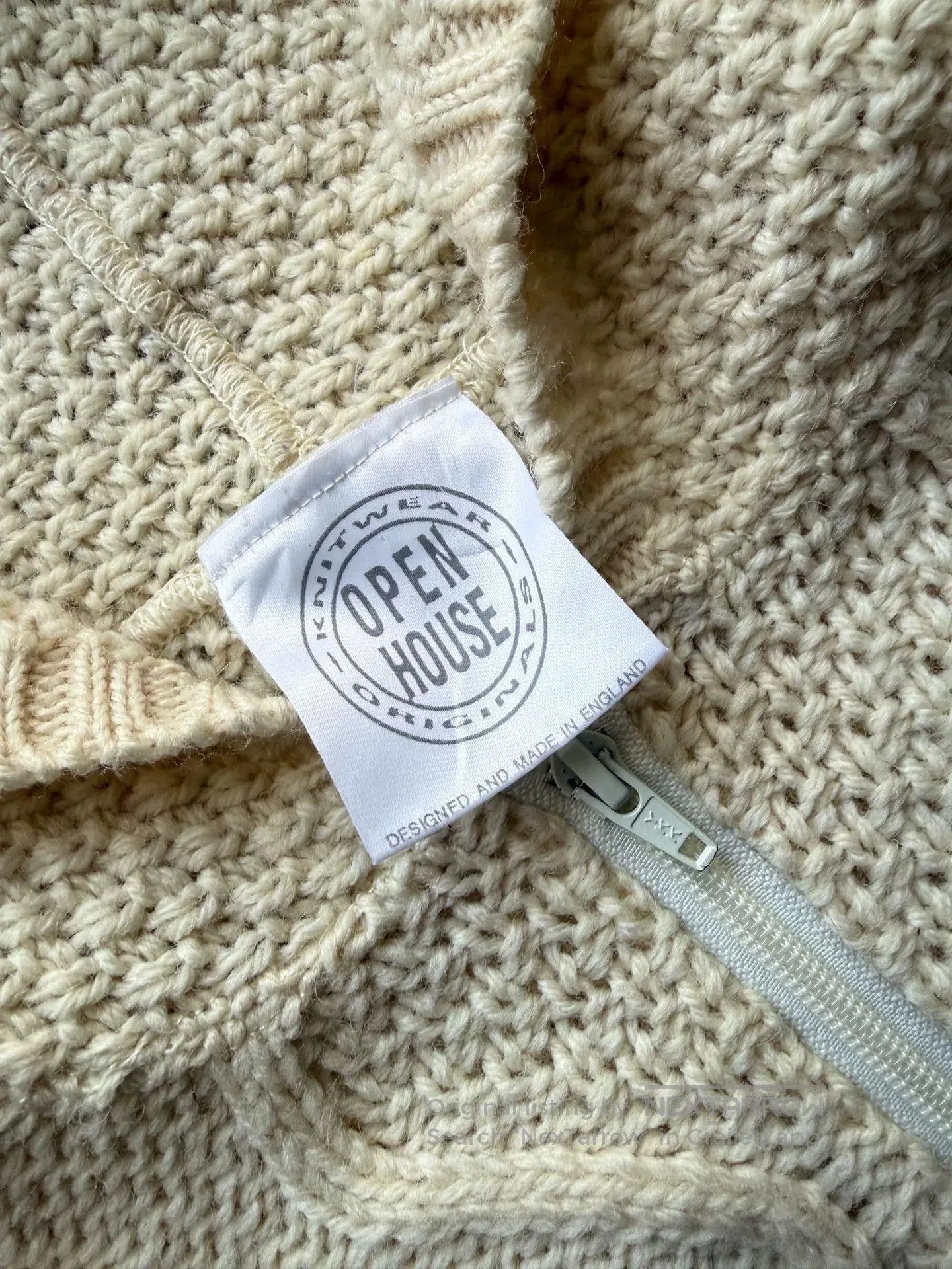 Vintage Vintage 90s Open House Zipup Sweater. Size US M / EU 48-50 / 2 - 5 Thumbnail