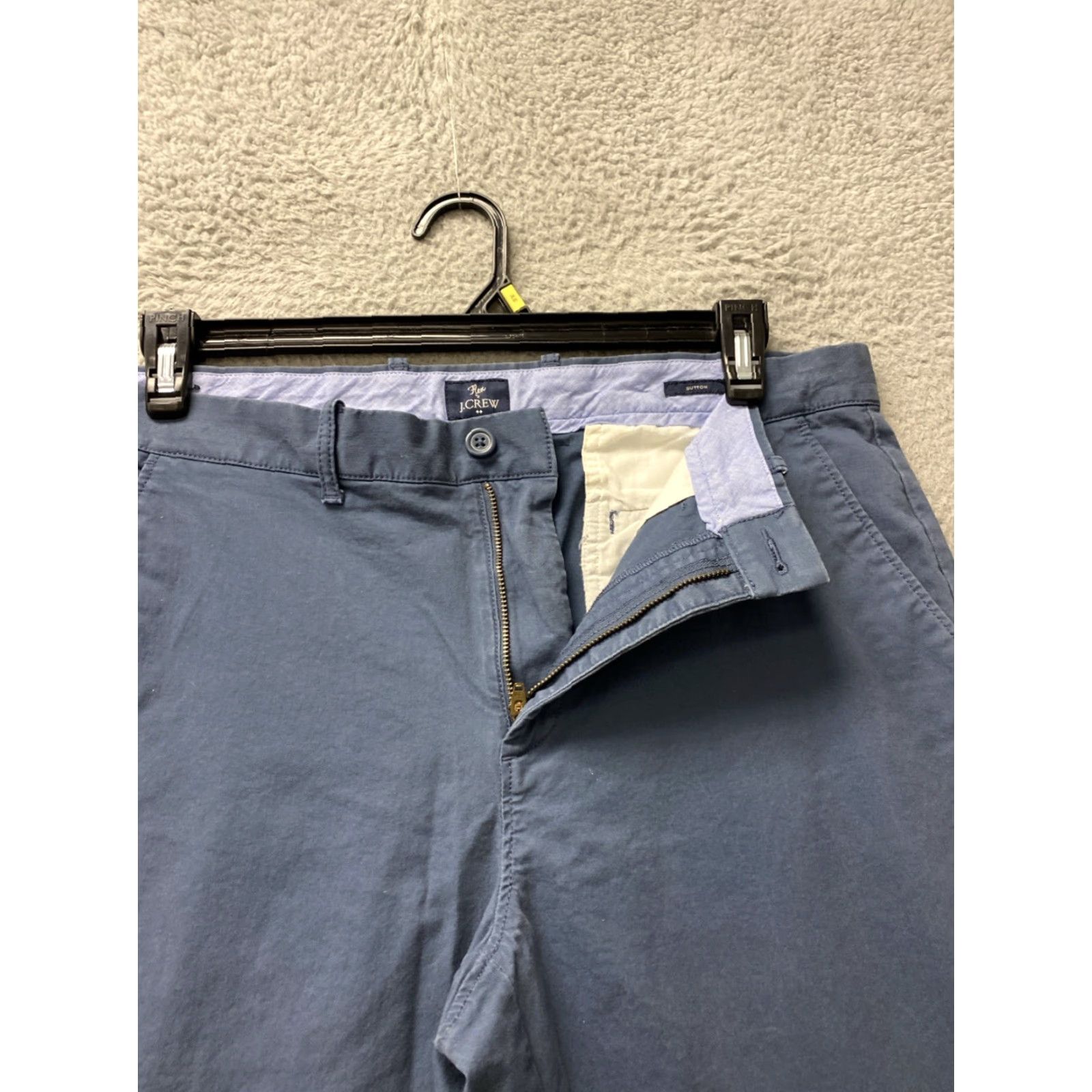 J.Crew VINTAGE J.Crew Men's Slim Pants Casual Travel Chino Indigo Blue 34x32 Size US 34 / EU 50 - 2 Thumbnail