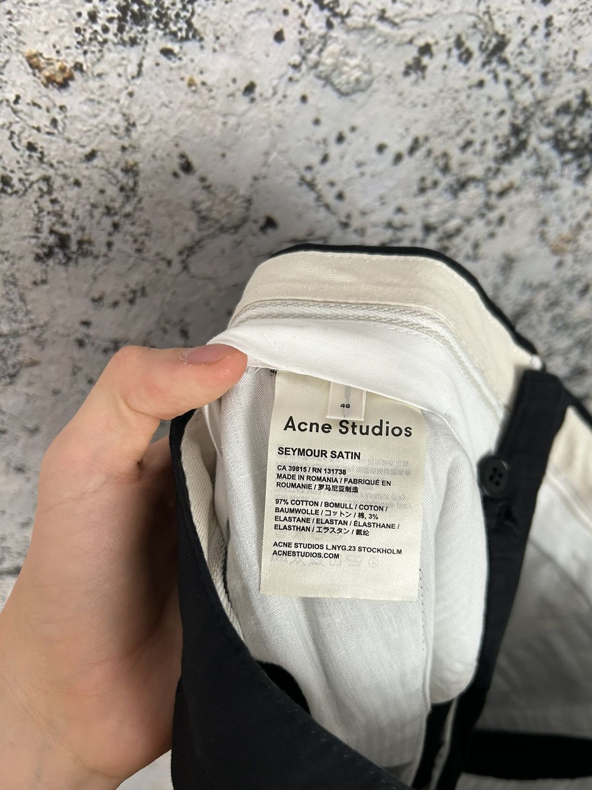 Acne Studios Acne Studios Seymour Satin Black Shorts Designer Rare Size 34" / US 12 / IT 48 - 5 Thumbnail