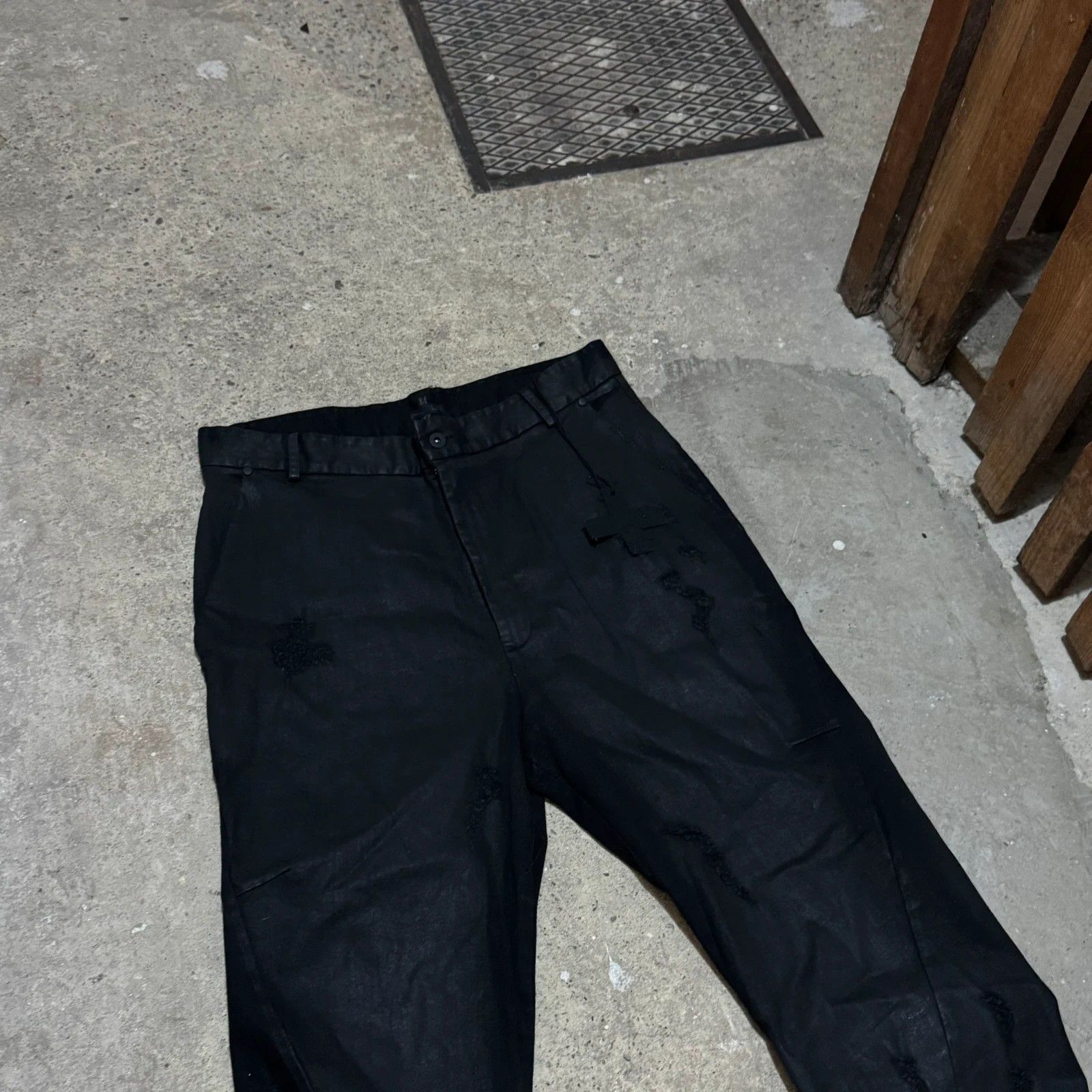 MD75 Md75 waxed j-cut pants Size US 33 - 2 Thumbnail