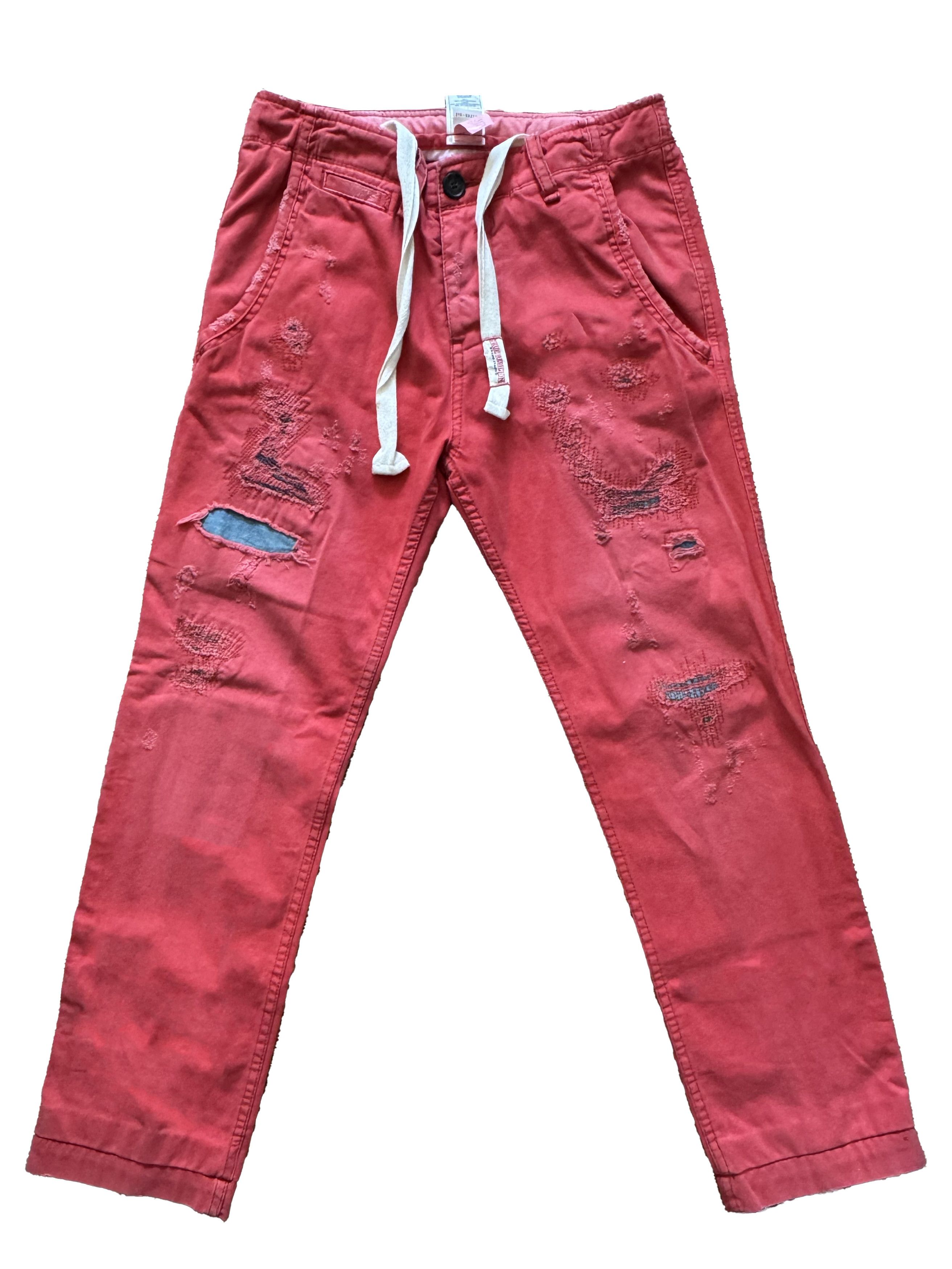 True Religion TRUE RELIGION RED "ROMAN" PATCHWORK Size US 28 / EU 44 - 1 Thumbnail