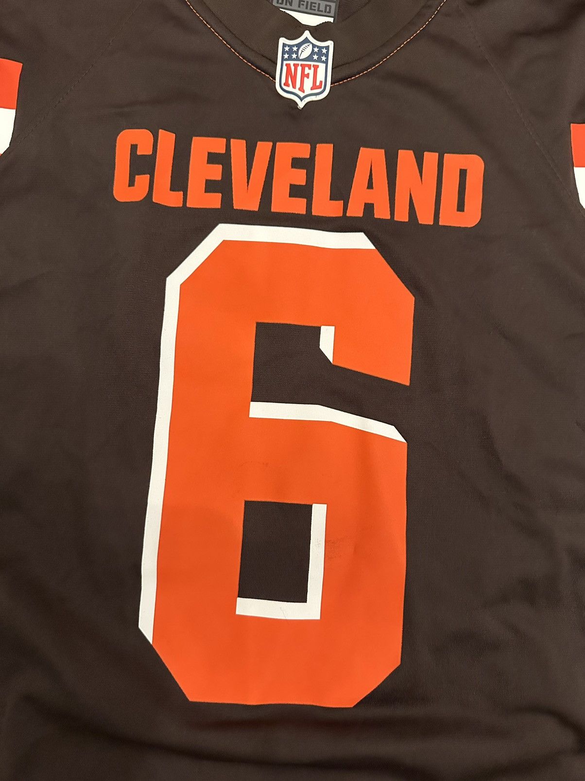 Nike Cleveland Browns Baker Mayfield Nike On Field Jersey Mens-XL Size US XL / EU 56 / 4 - 7 Thumbnail