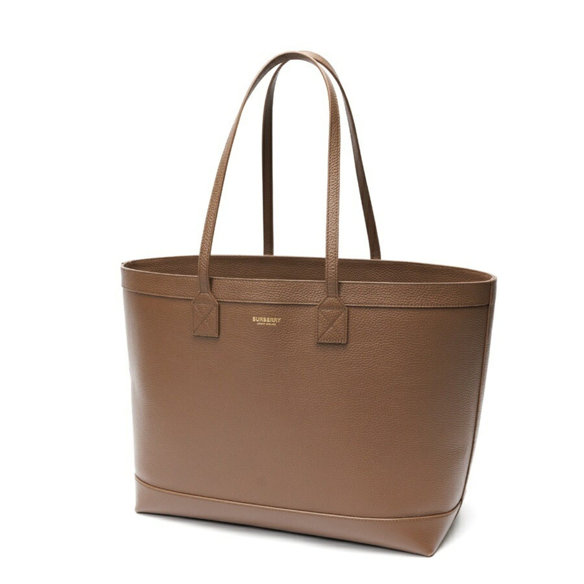 Burberry Burberry tote bag, model number 8084598, leather, brown. Size ONE SIZE - 1 Thumbnail