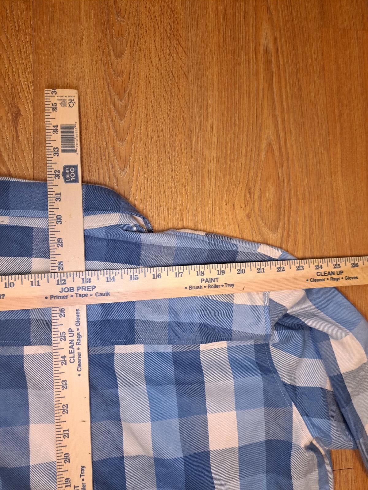 H&M H&M Button Down Shirt Womens Large Check Blue Long Sleeve Size L / US 10 / IT 46 - 10 Thumbnail