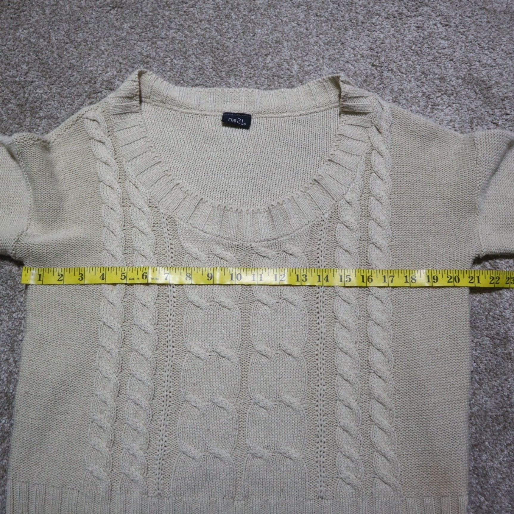 Vintage rue21 Sweater Brown Women's Size S Long Sleeve Pullover Casual Winter Knit Top Ladies 2010s Size S / US 4 / IT 40 - 5 Thumbnail