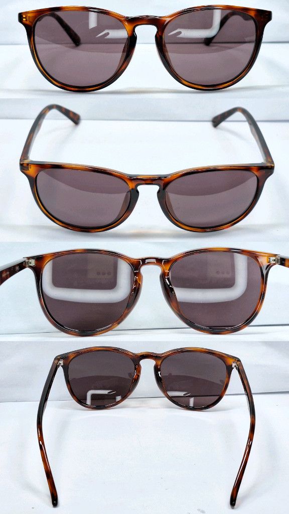 JINS JINS MRF-17S-830 Wellington Sunglasses Brown Demi Tortoise Size ONE SIZE - 4 Thumbnail