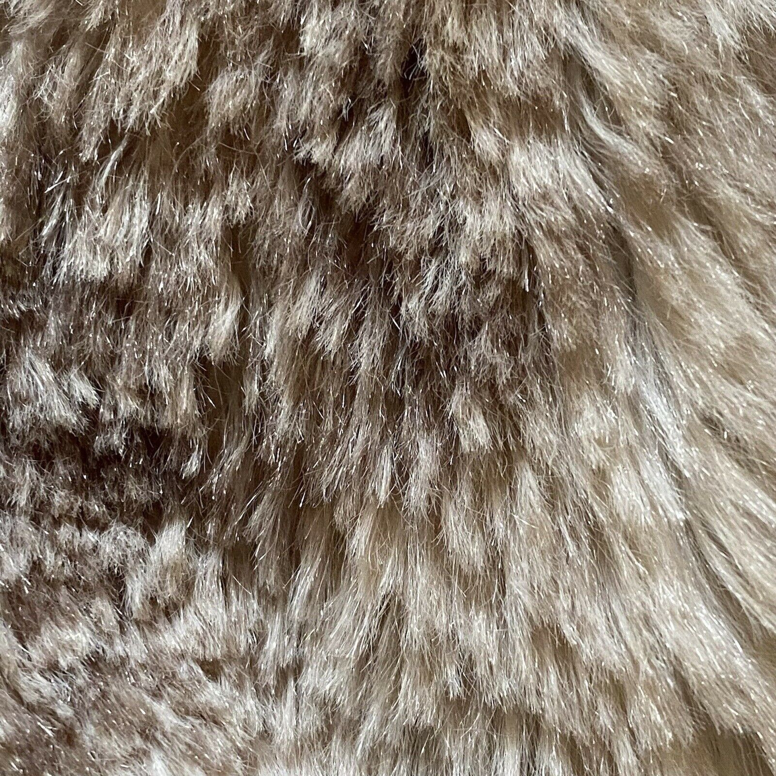Designer Cabi Womens Aspen Faux Fur Vest Women's SMALL Full Zip Tan B Size S / US 4 / IT 40 - 10 Thumbnail