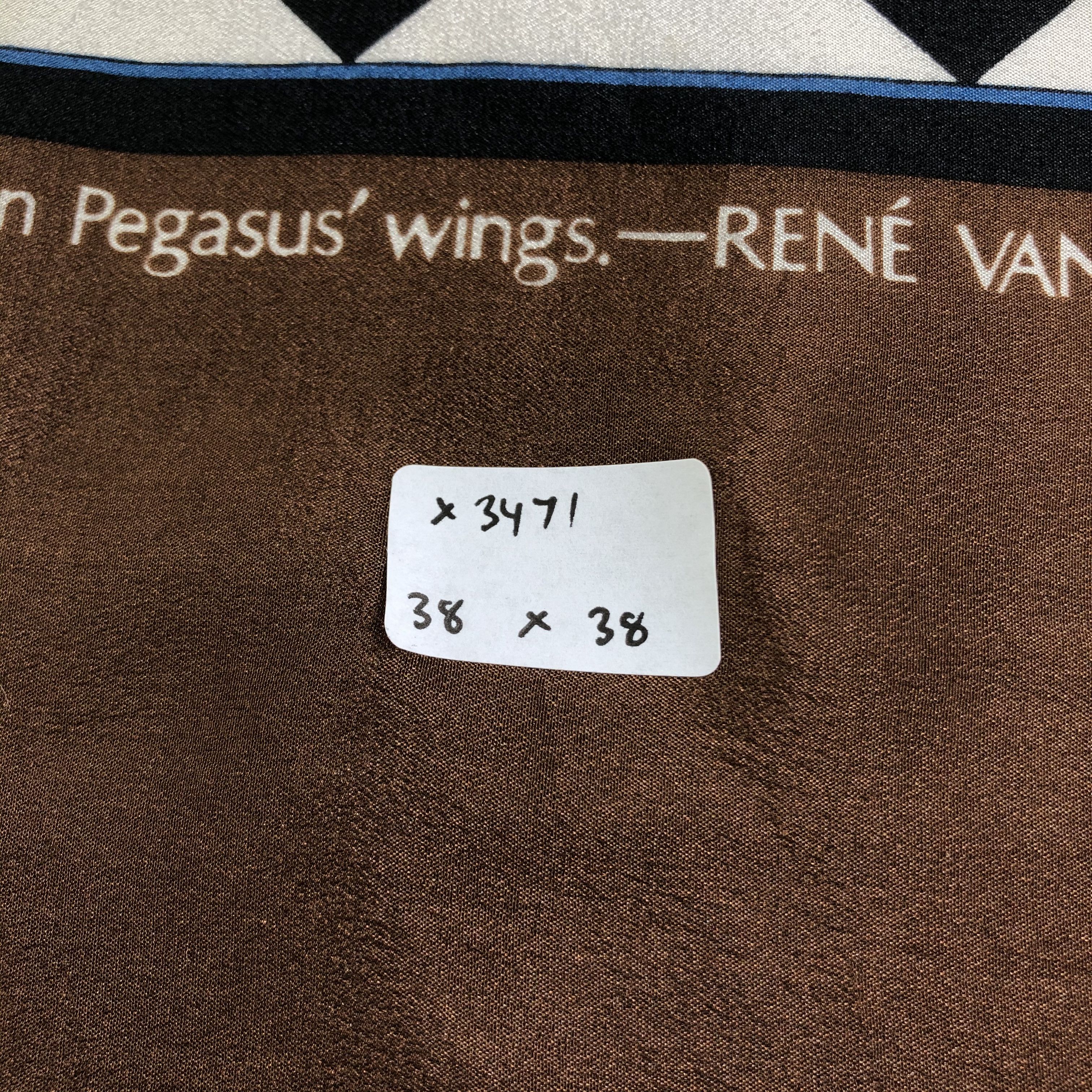 Vintage Vintage Silk Scarf Size ONE SIZE - 7 Thumbnail
