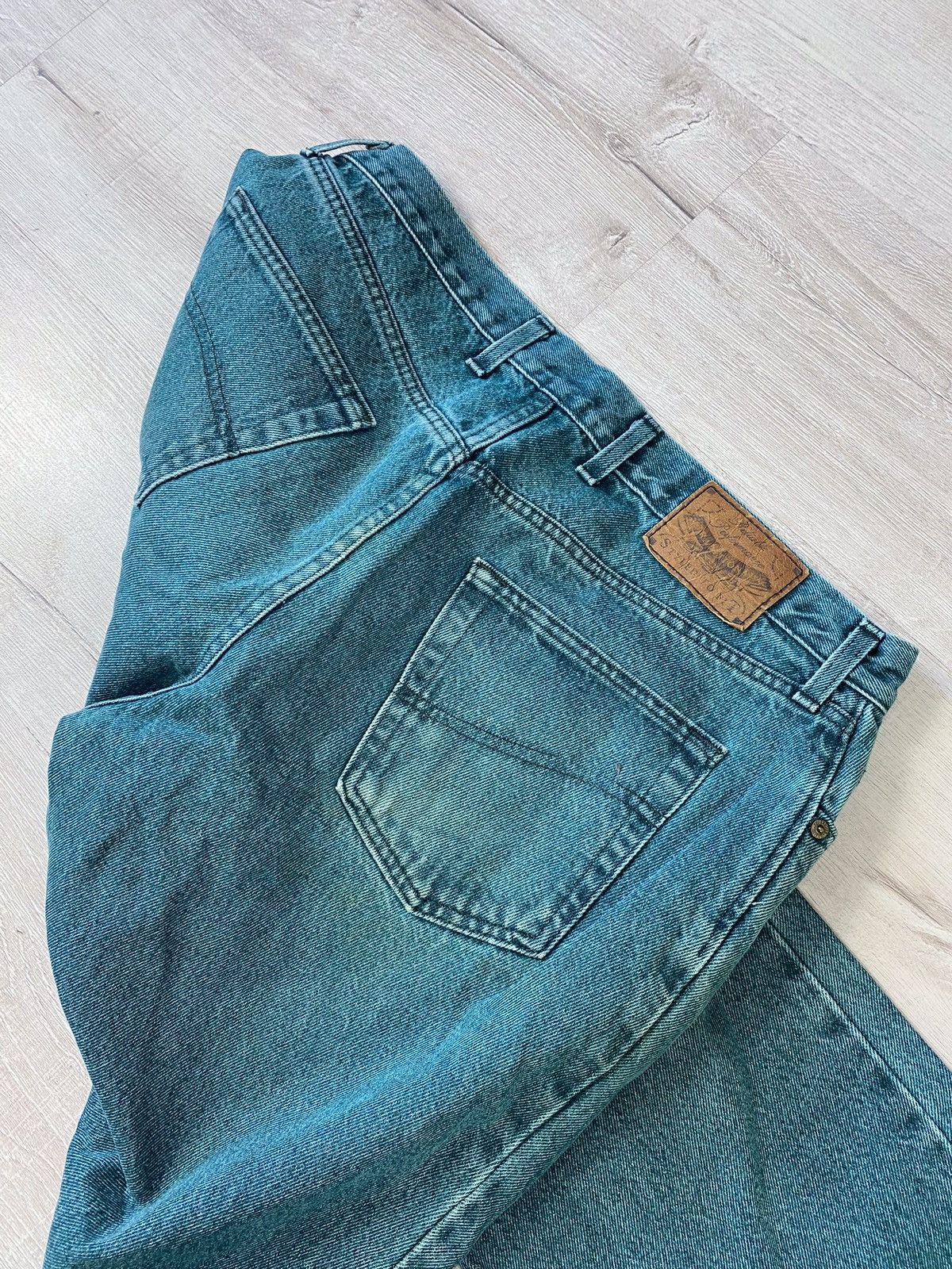 Jean × Vintage Retro Washed Jeans Hype Hip Hop Size US 36 / EU 52 - 6 Thumbnail
