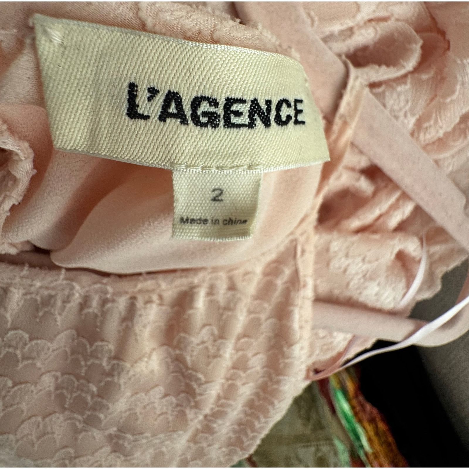 L'AGENCE L’Agence Halter Neck Maxi Dress Evening Gown Pale Pink Sz 2 Size XS / US 0-2 / IT 36-38 - 6 Thumbnail