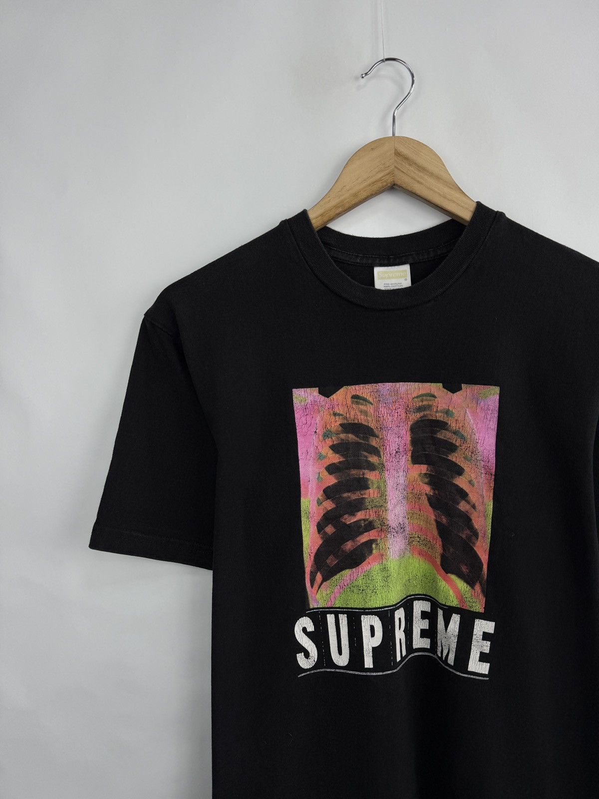 Supreme 🇺🇸🩻 Supreme X Ray Faded Distressed T-Shirt Rib Cage Graphic Size US L / EU 52-54 / 3 - 3 Thumbnail