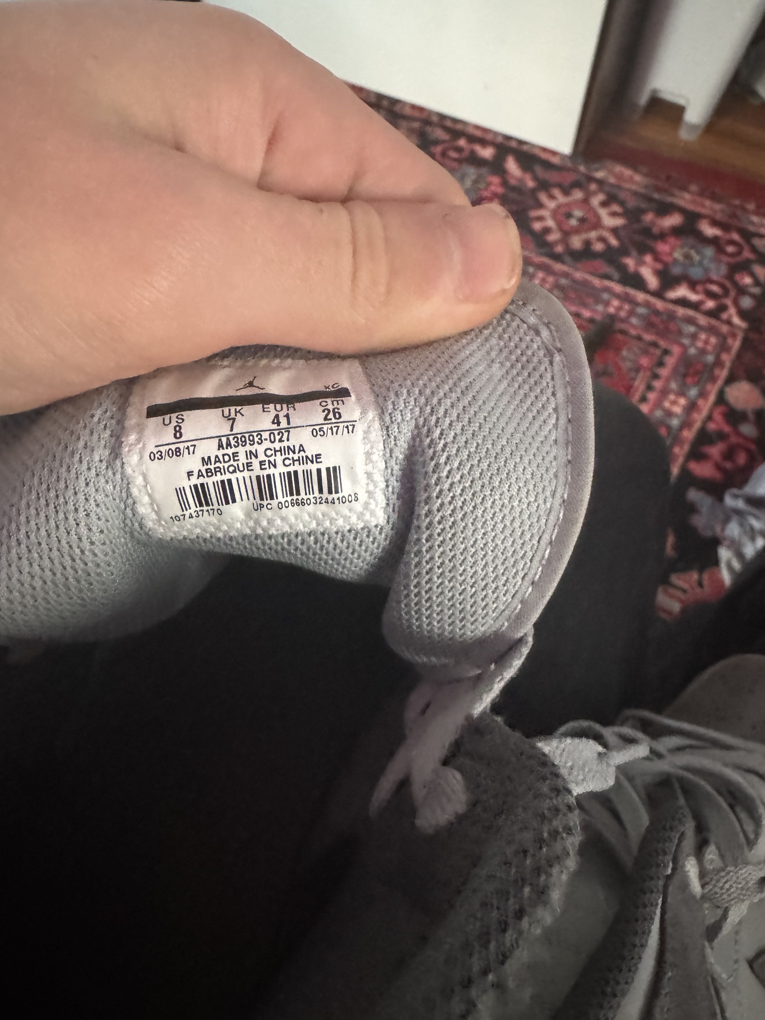 Jordan Brand Jordan 1 wolf gray 3M Size US 8 / EU 41 - 6 Thumbnail