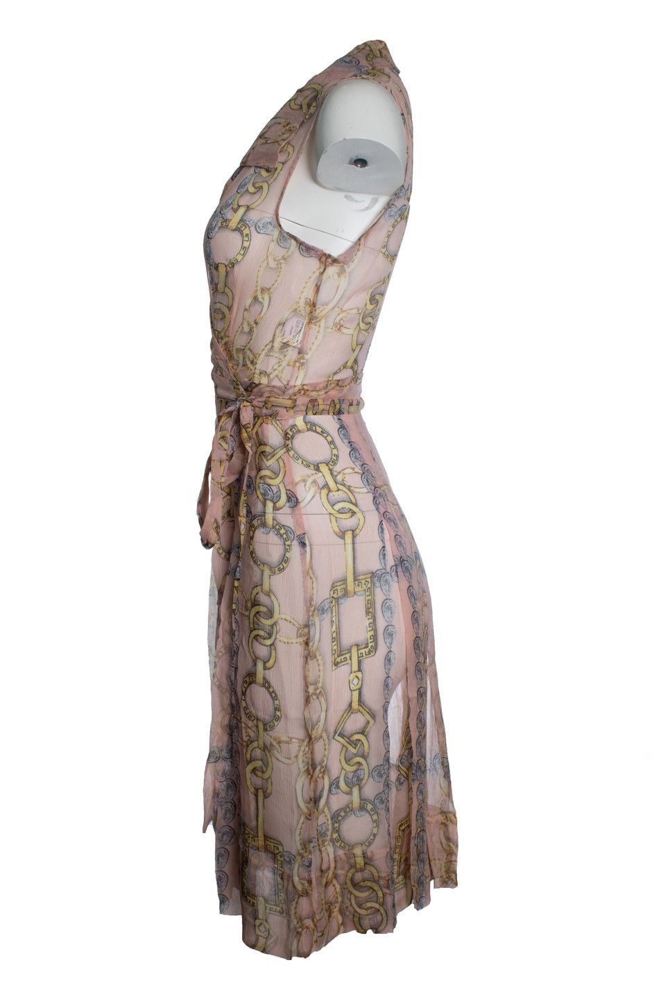 Other Jeff Gallano, silk Sophie sheer wrap midi dress Size S / US 4 / IT 40 - 2 Thumbnail