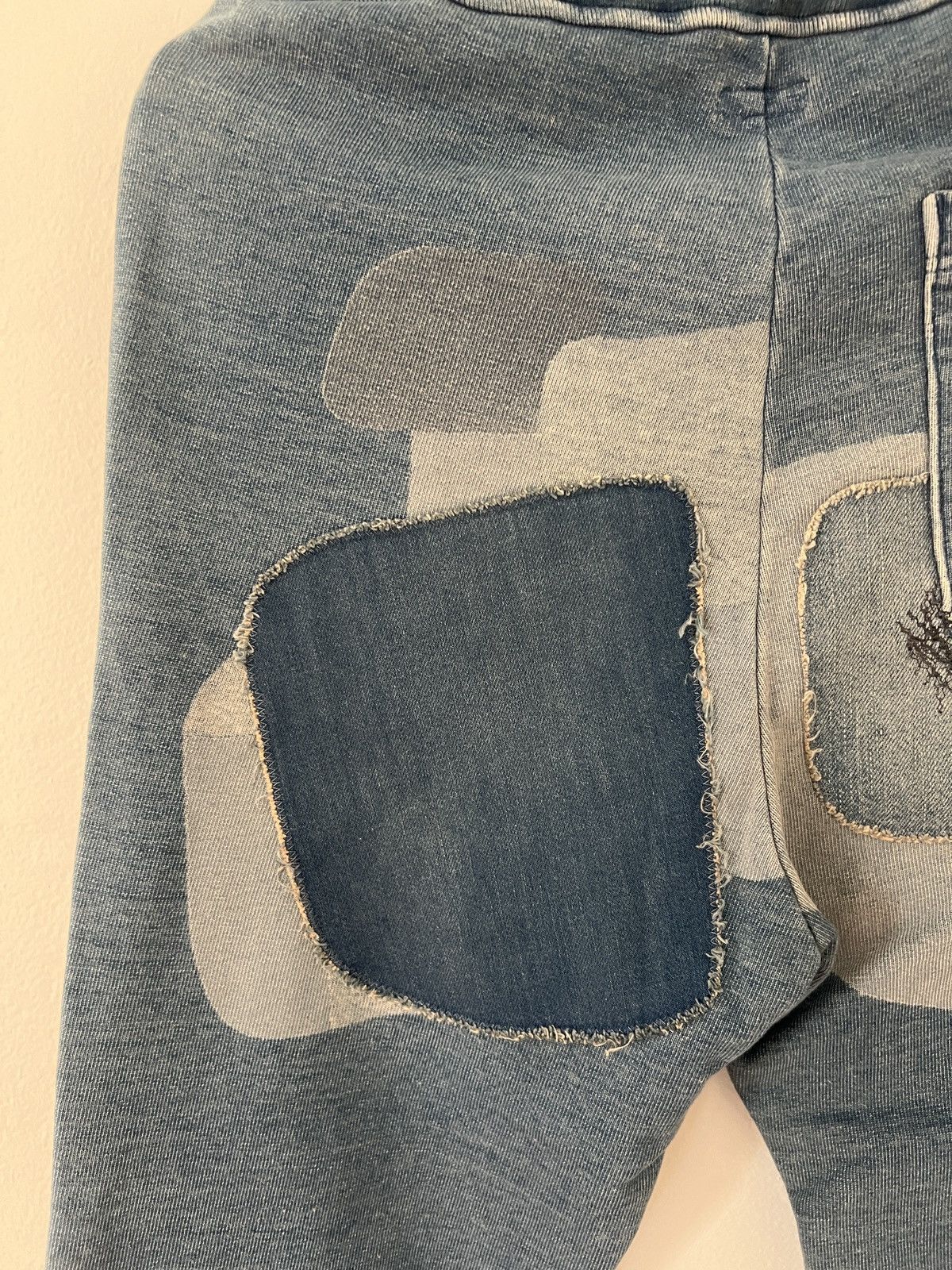 Kapital Kapital Patchwork Repair Denim Sweatpants Size US 28 / EU 44 - 9 Thumbnail