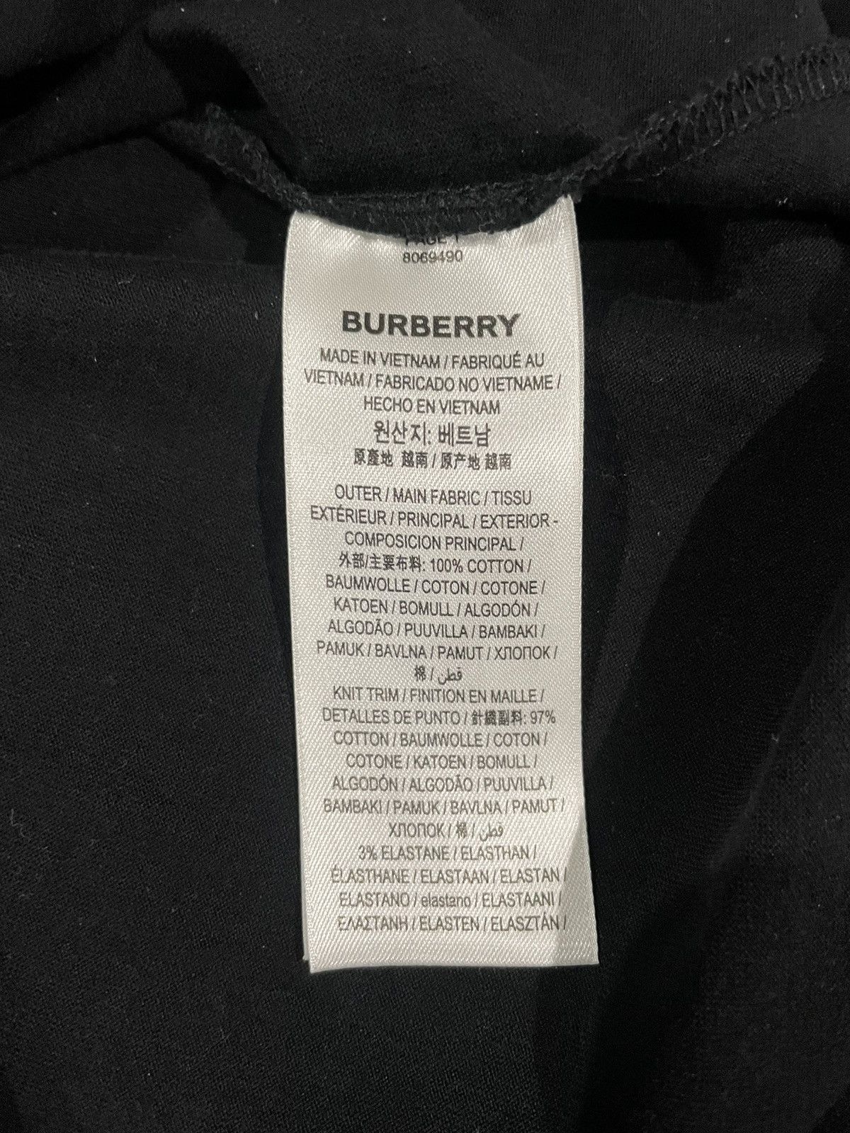 Burberry Burberry Contrast Logo T-shirt Size US S / EU 44-46 / 1 - 4 Thumbnail