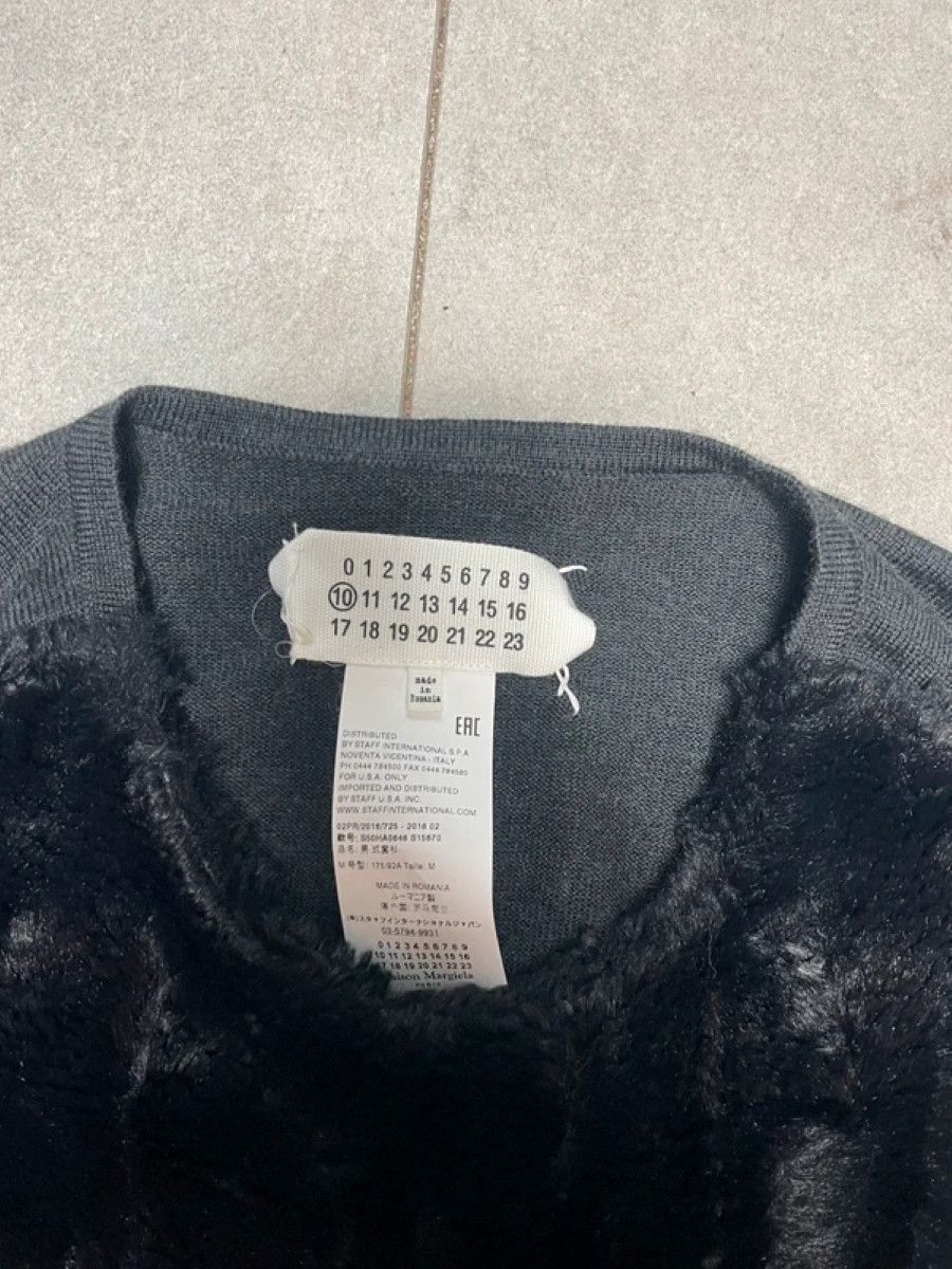 Maison Margiela Maison Margiela Line 10 Sweater with Fur Front, Size US M / EU 48-50 / 2 - 6 Thumbnail