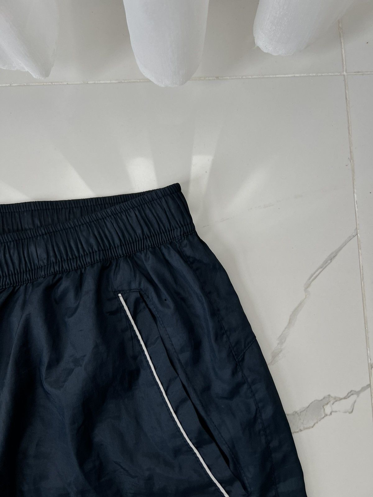 Nike × Vintage 90's NIKE BAGGY TRACK PANTS SWOOSH LOGO Y2K RETRO Size US 34 / EU 50 - 7 Thumbnail