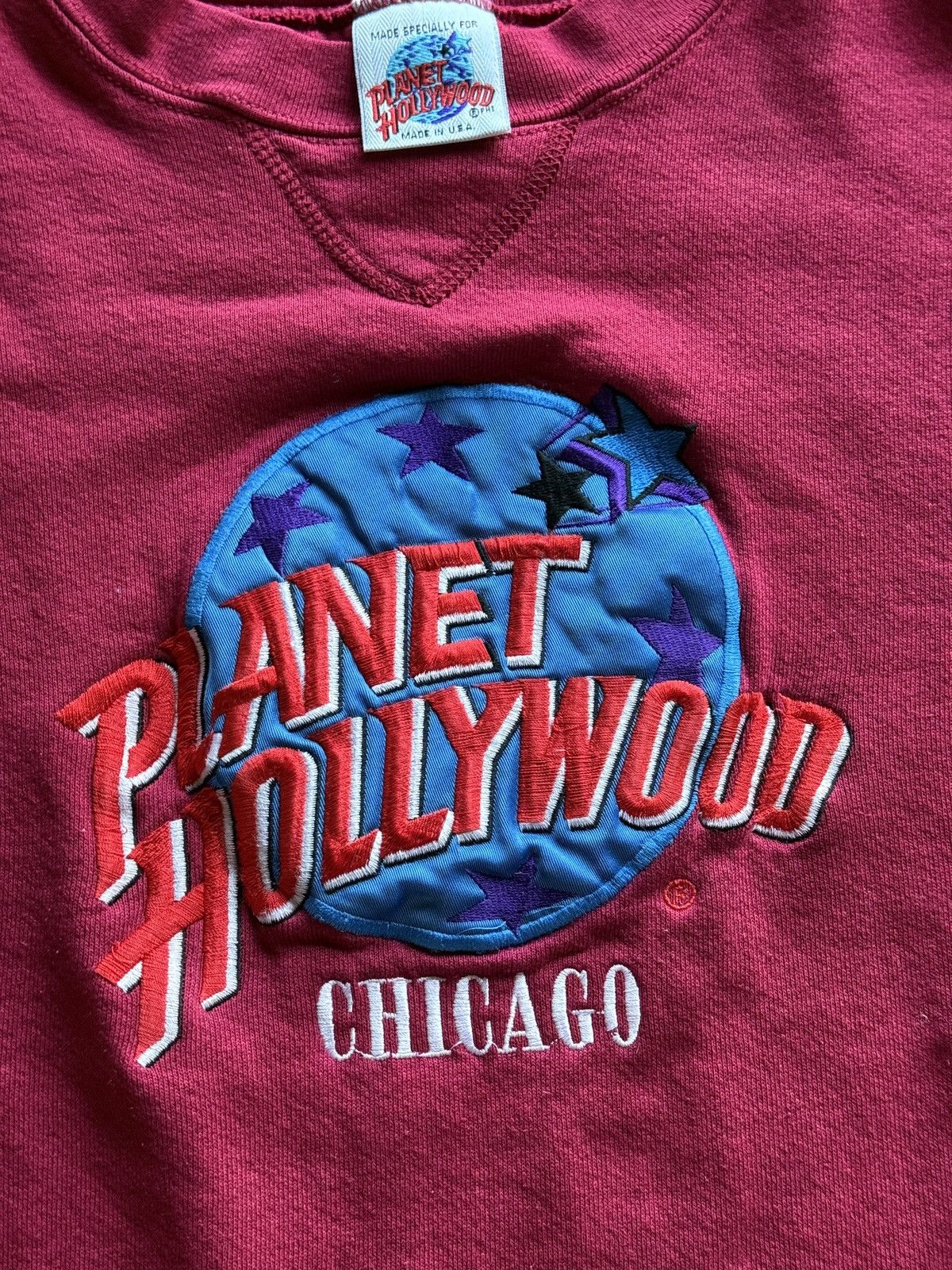 Planet Hollywood × Vintage Vintage Planet Hollywood Chicago Crewneck Sweatshirt Size US L / EU 52-54 / 3 - 2 Thumbnail