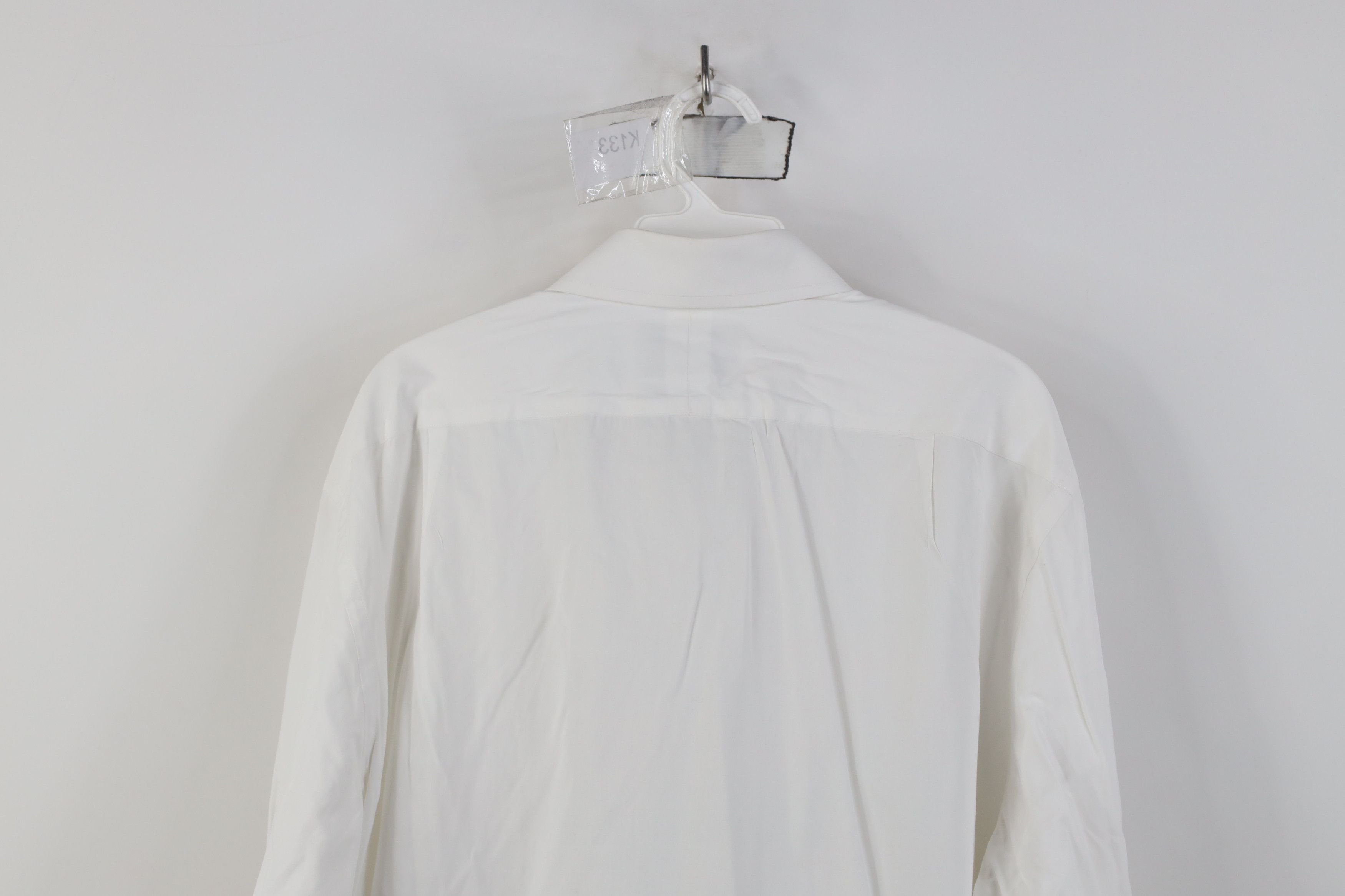 Vintage Charles Tyrwhitt Fit French Cuff Collared Dress Shirt White Size US M / EU 48-50 / 2 - 10 Thumbnail