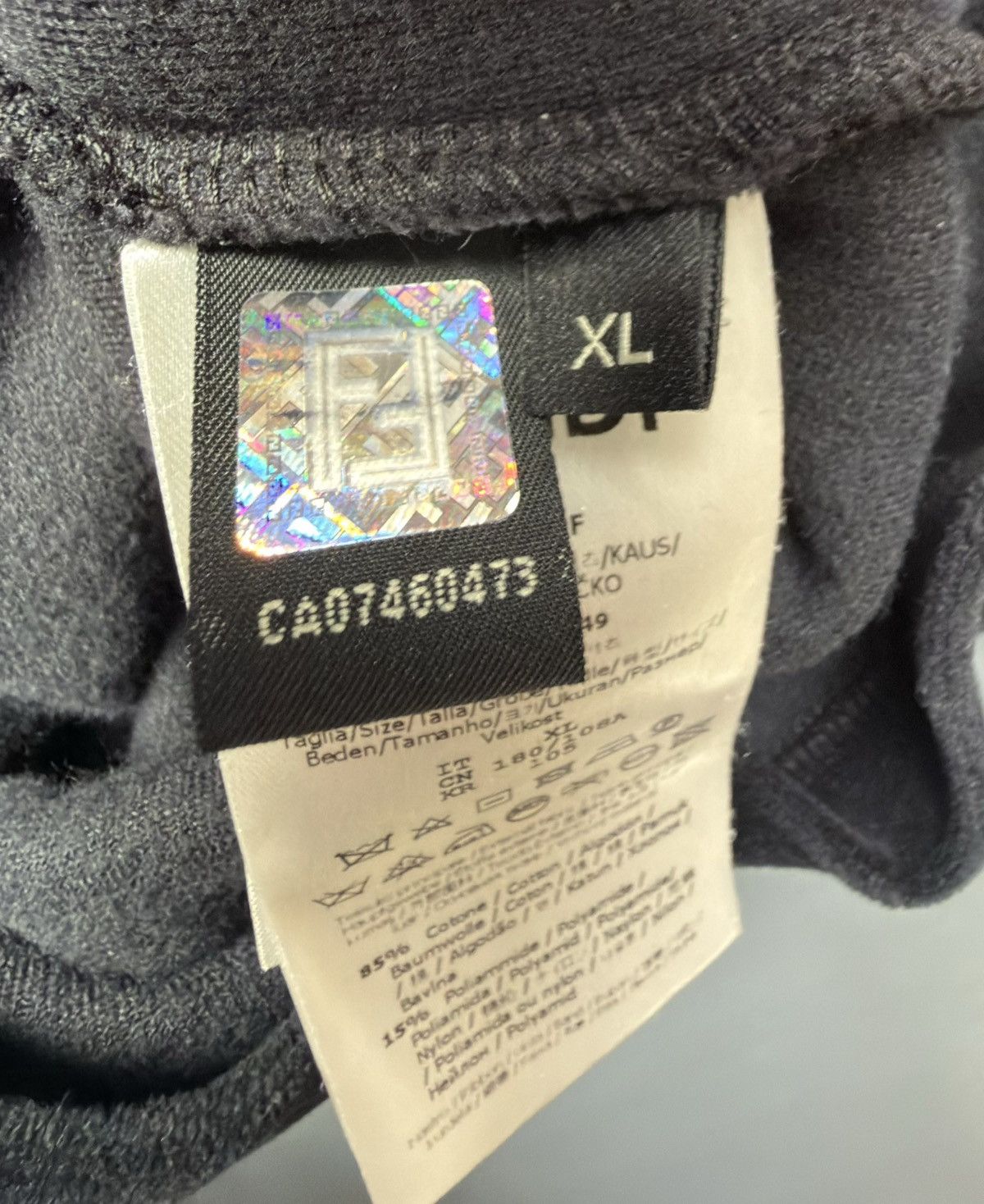 Fendi Fendi Roma FF Tape Sleeve T-Shirt Black XL Made in Italy Size US XL / EU 56 / 4 - 11 Thumbnail
