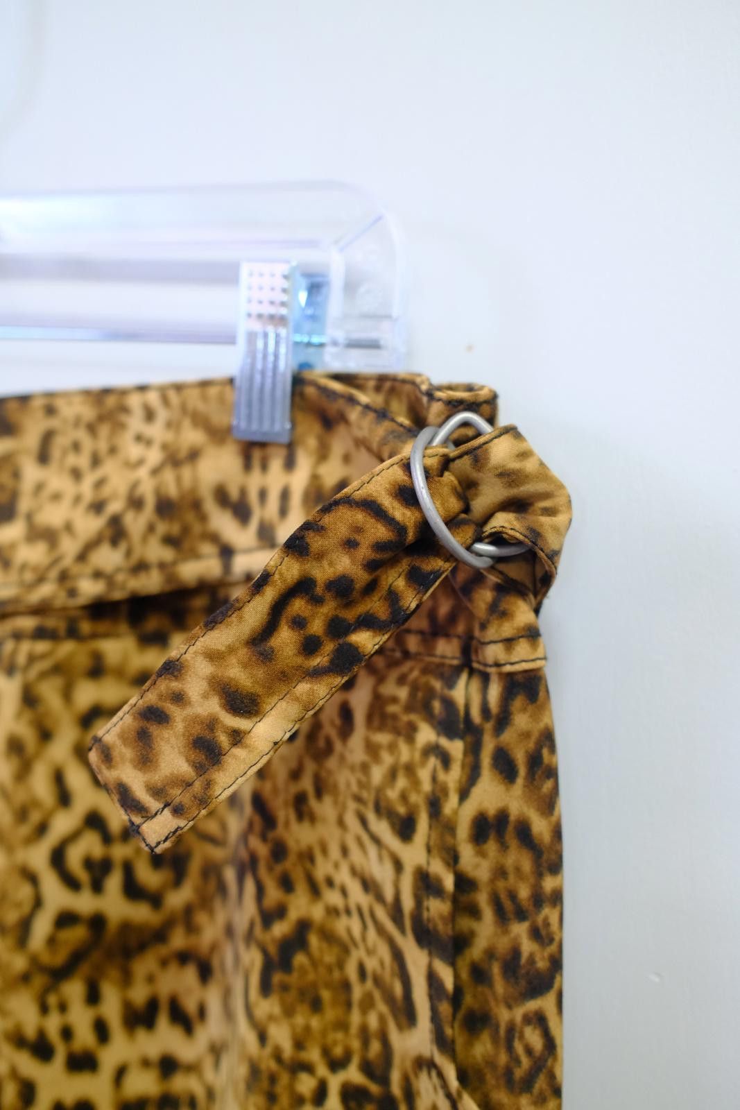 Jean Charles De Castelbajac 00's Castelbajac Leopard Print Skirt Size 32" / US 10 / IT 46 - 3 Thumbnail