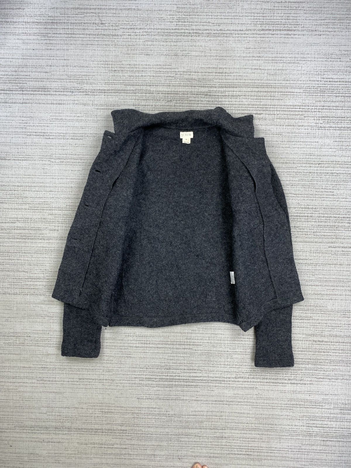 J.Crew × Japanese Brand Vintage J.Crew Rare button Wool Coat Jacket Size S / US 4 / IT 40 - 5 Thumbnail