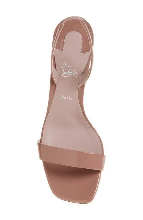 Christian Louboutin os11x0526 Condora Slingback Sandals in Vintage Rose Size US 8 / IT 38 - 5 Thumbnail