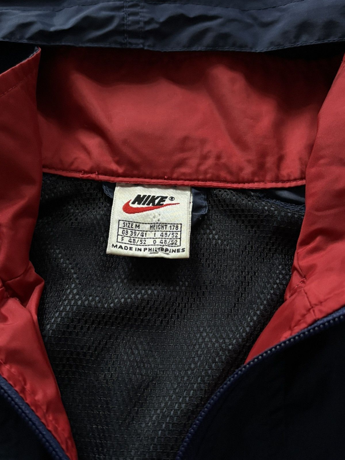 Nike 90s Nike Vintage USA Track Nylon Lampas Jacket Drill Y2K Size US M / EU 48-50 / 2 - 6 Thumbnail