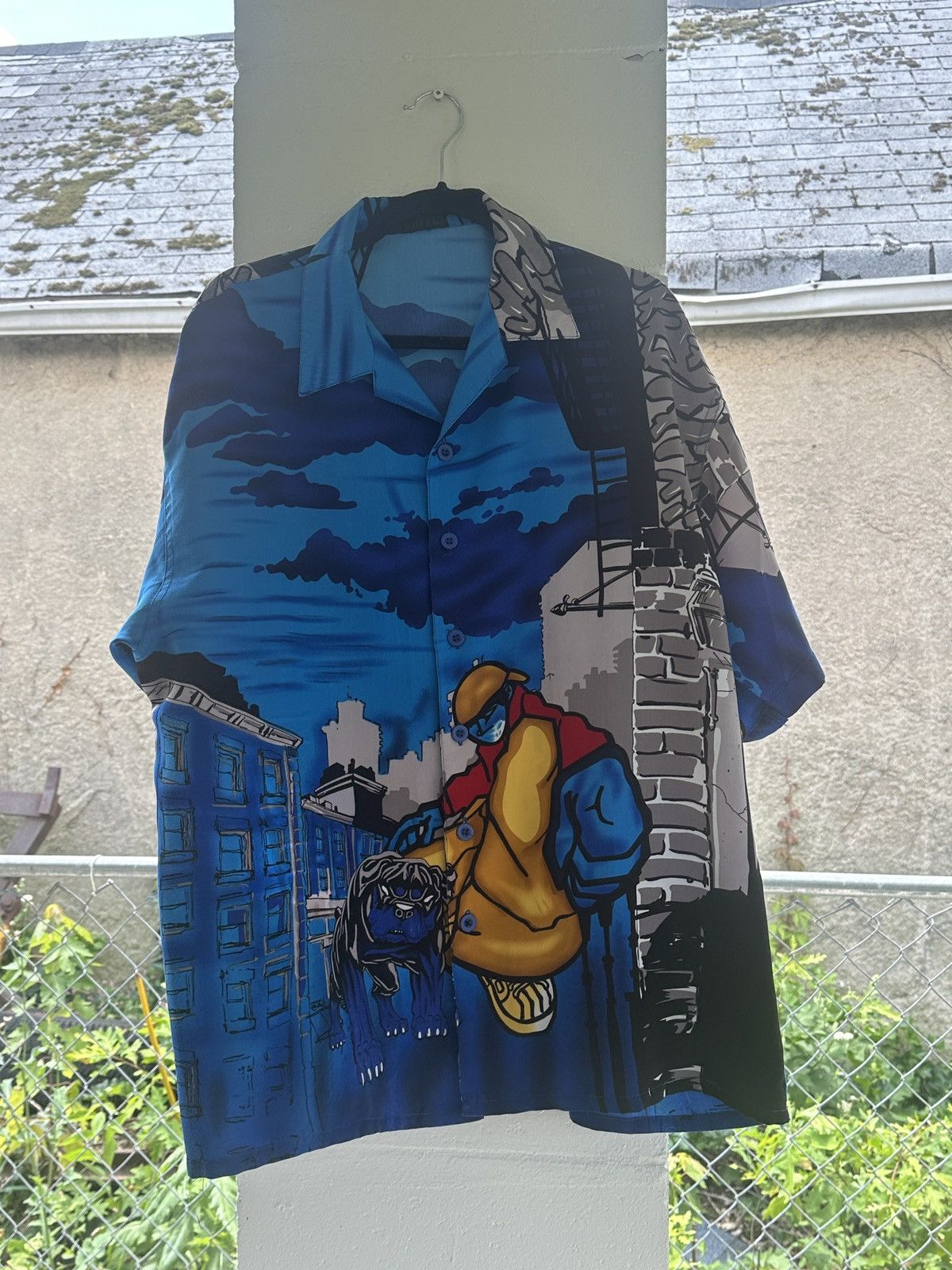 Other Street art AOP button up shirt Size US L / EU 52-54 / 3 - 5 Thumbnail