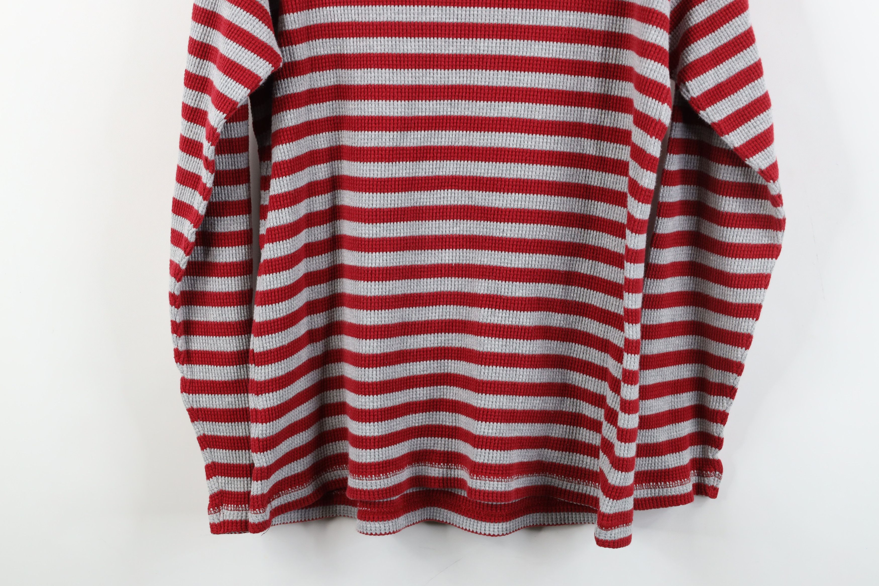 Tommy Hilfiger Vintage 90s Tommy Hilfiger Waffle Knit Henley T-Shirt Size US M / EU 48-50 / 2 - 13 Thumbnail
