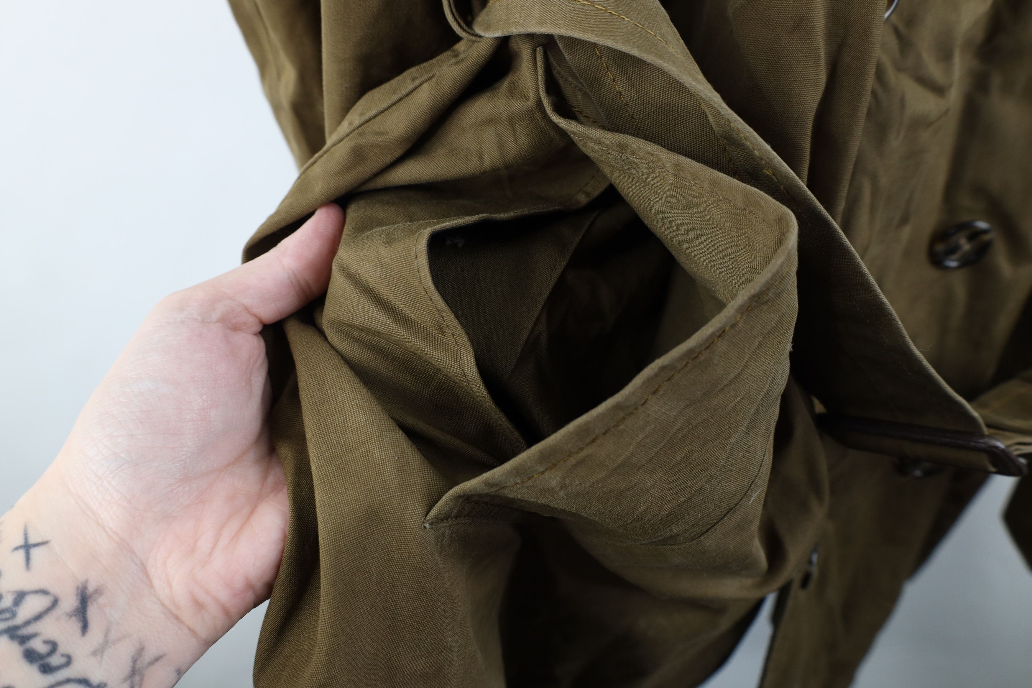 Vintage Vintage 70s Streetwear Cloth Belted Trench Coat Jacket Size US XL / EU 56 / 4 - 9 Thumbnail