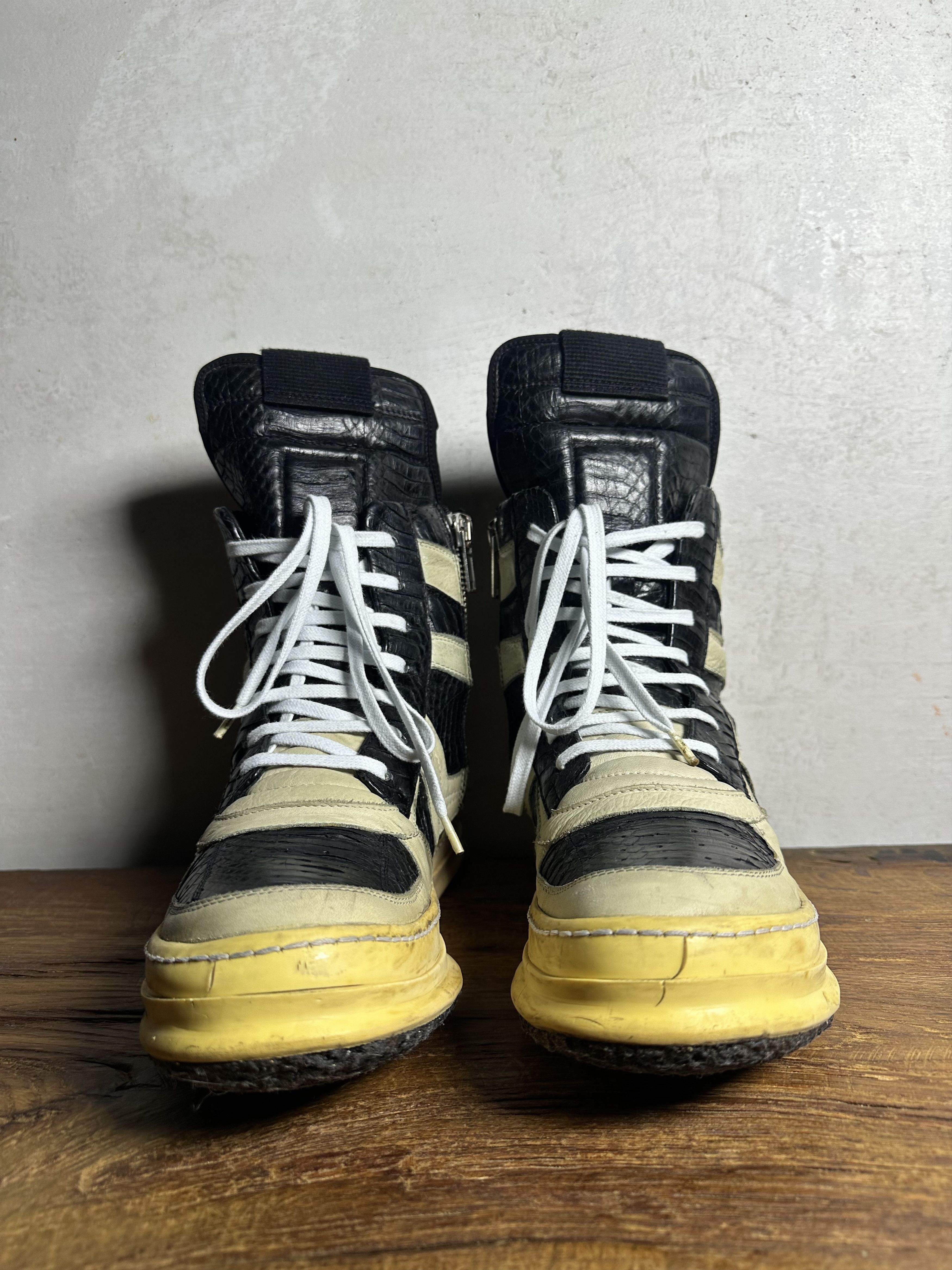 Rick Owens 1/40 Rick Owens Python Geobasket Dunk Antonioli Exclusive Size US 10 / EU 43 - 7 Thumbnail