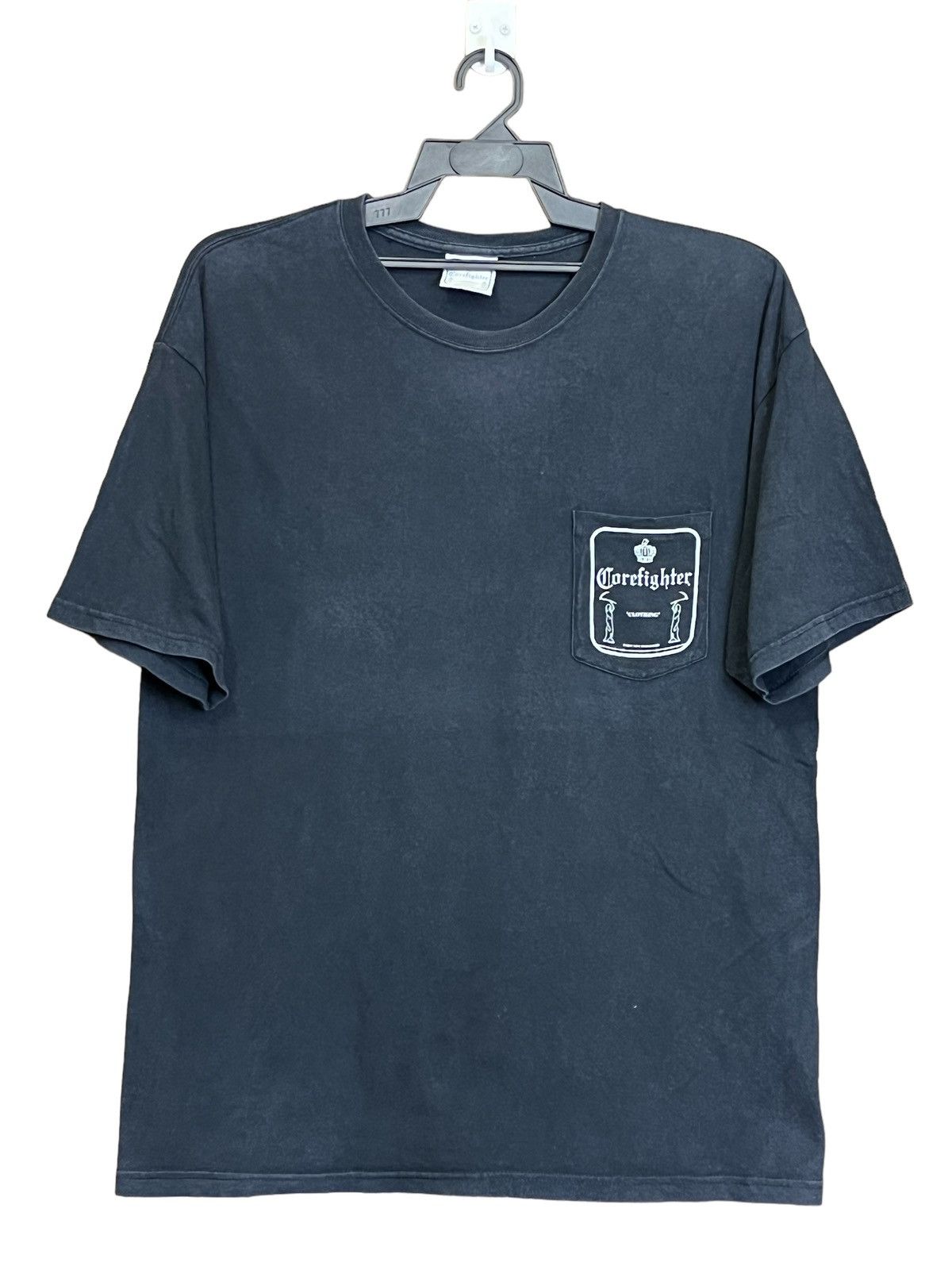 Vintage DISTRESS🔥VINTAGE COREFIGHTER POCKET TEE SHIRT Size US L / EU 52-54 / 3 - 2 Thumbnail