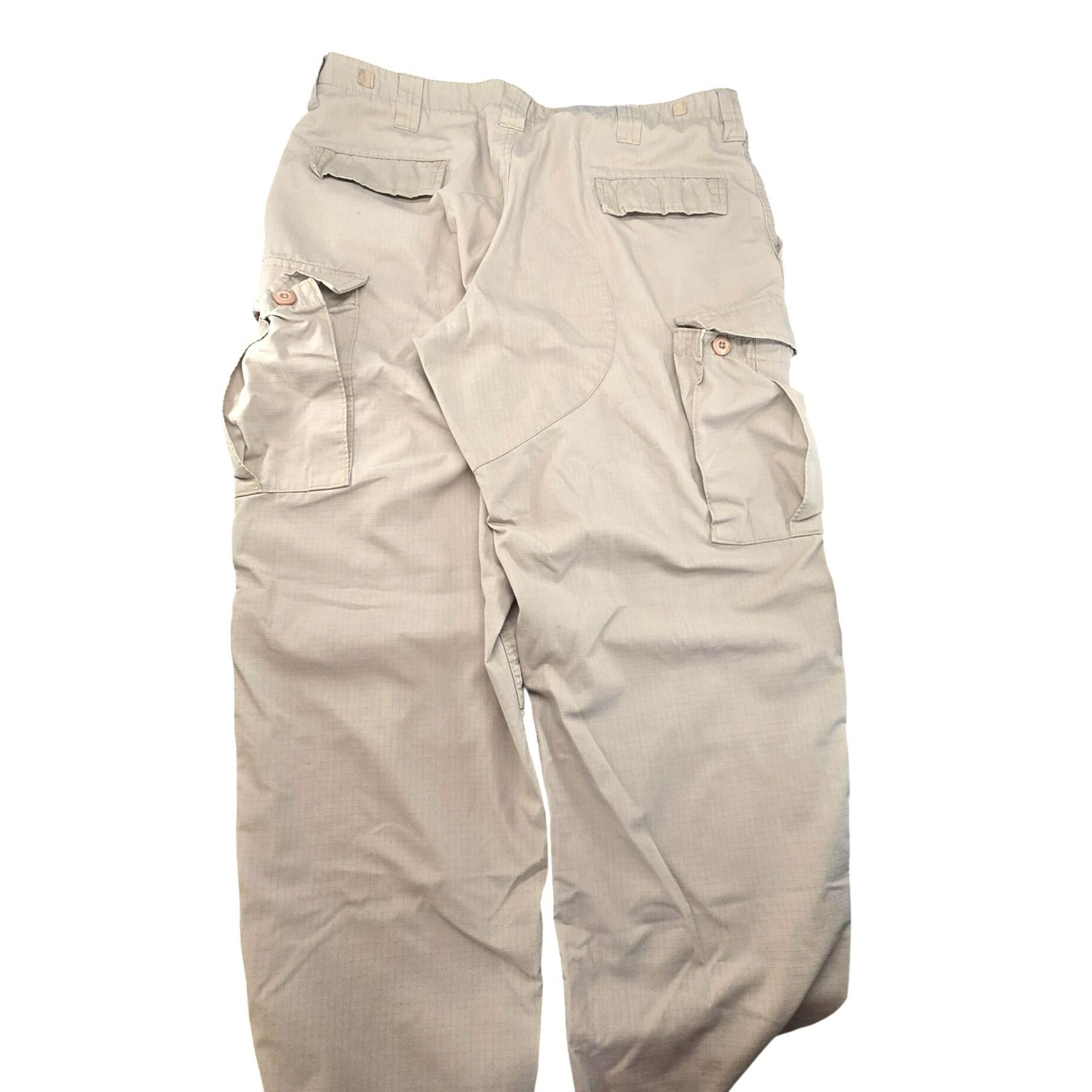 Other Mens Ryno Gear Cargo Pants L-R Beige Cotton/Polyester Durabl Size US 38 / EU 54 - 6 Thumbnail