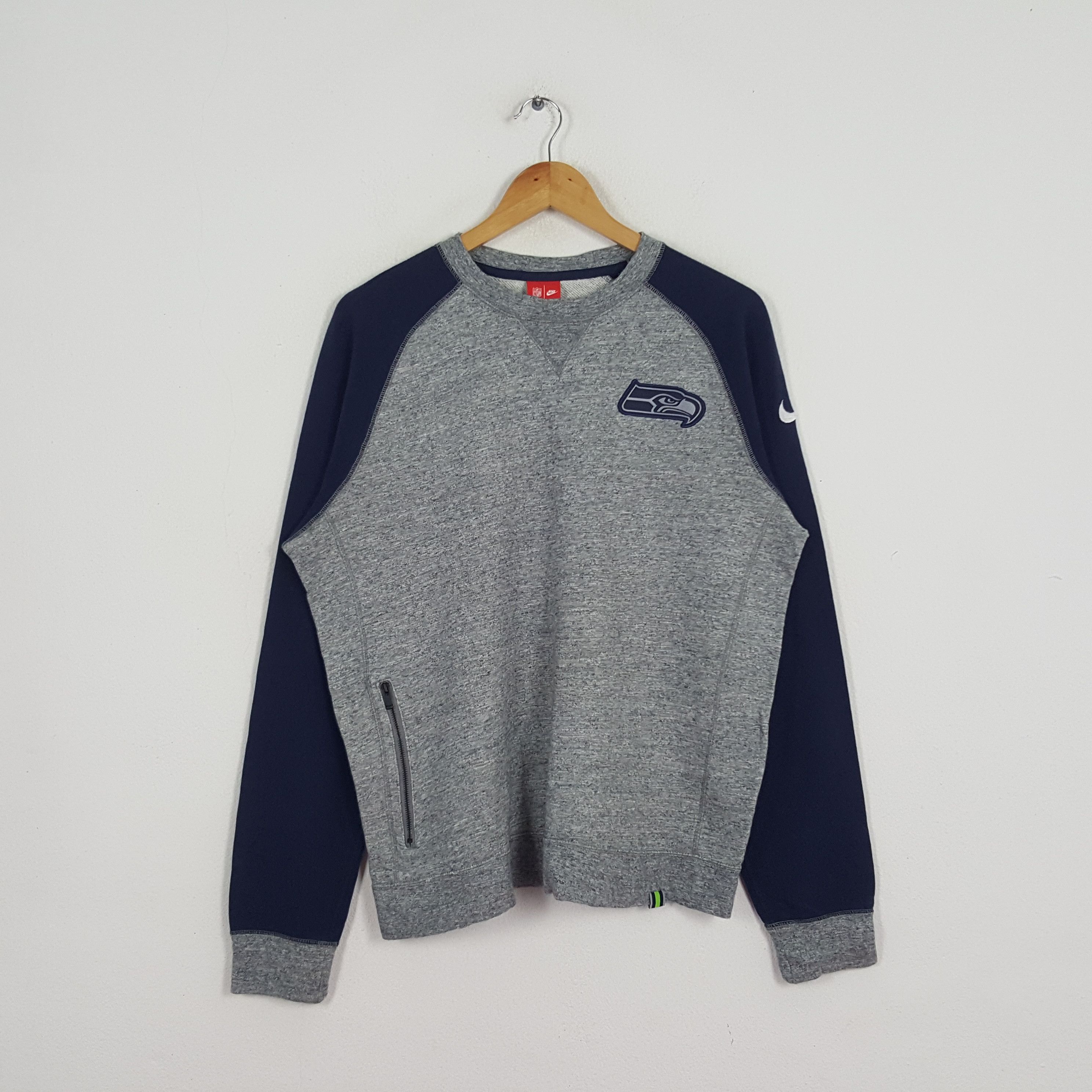 NFL × Nike × Vintage Vintage Nike Seattle Seahawks NFL Promo Sweatshirt Size US L / EU 52-54 / 3 - 1 Thumbnail